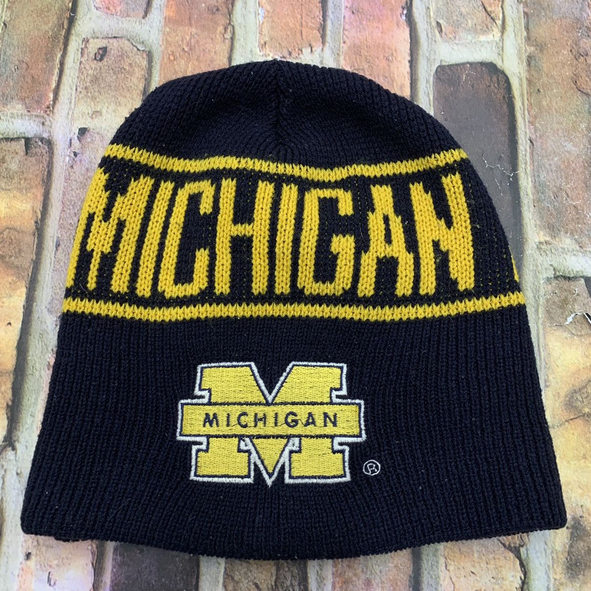 Vintage Michigan Wolverines beanie