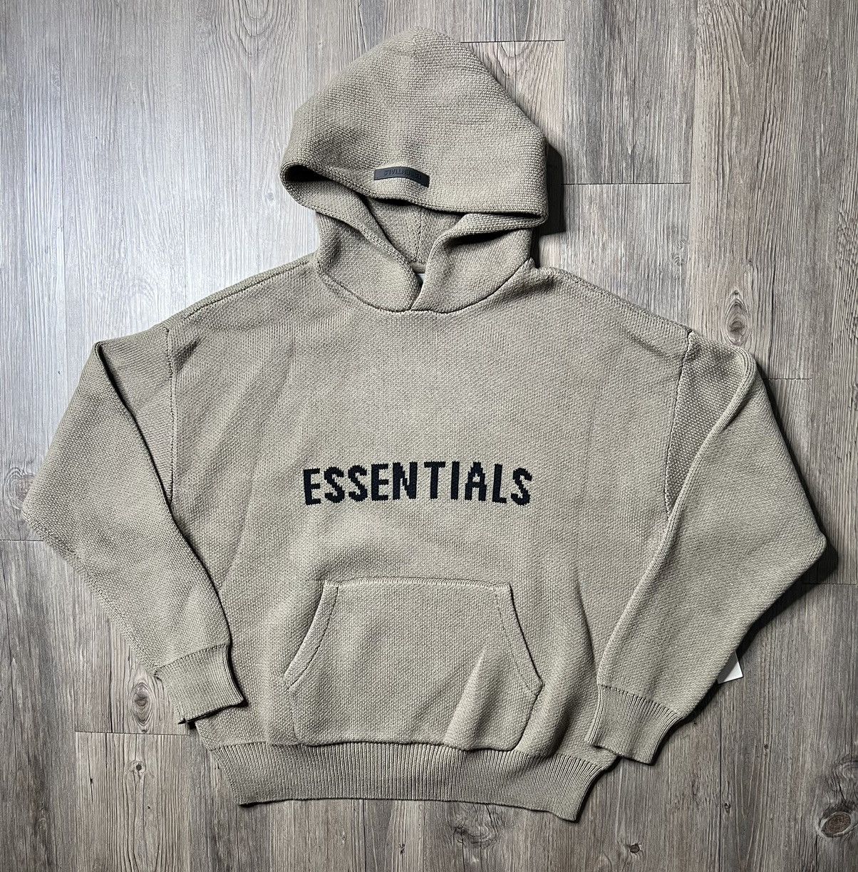 Fear orders of God Essentials Knit Pullover Hoodie 'Harvest'