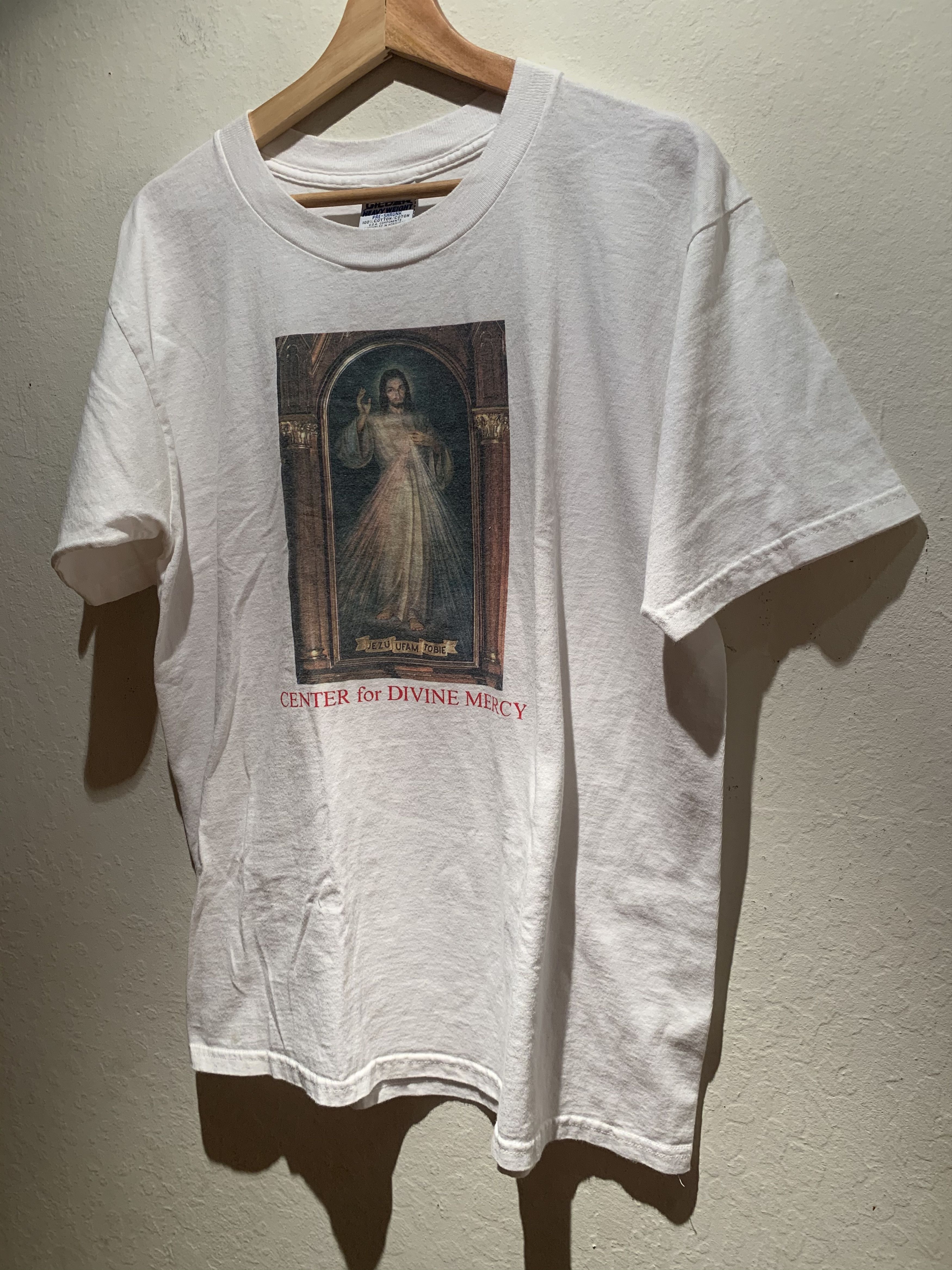 Other × Vintage *RARE* Vintage Center For Divine Mercy Jesus Catholic Shirt Size US L / EU 52-54 / 3 - 1 Thumbnail