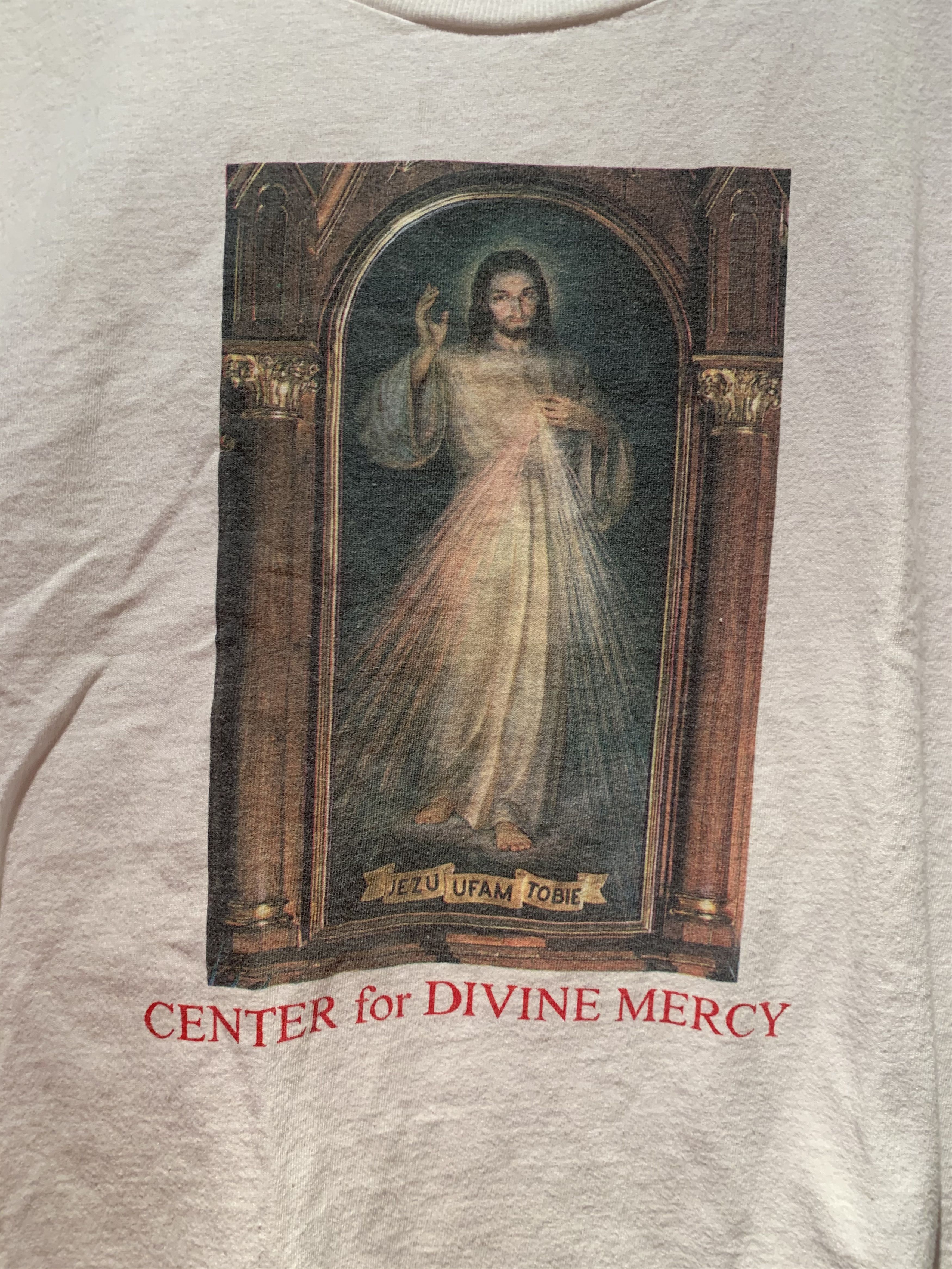 Other × Vintage *RARE* Vintage Center For Divine Mercy Jesus Catholic Shirt Size US L / EU 52-54 / 3 - 2 Thumbnail