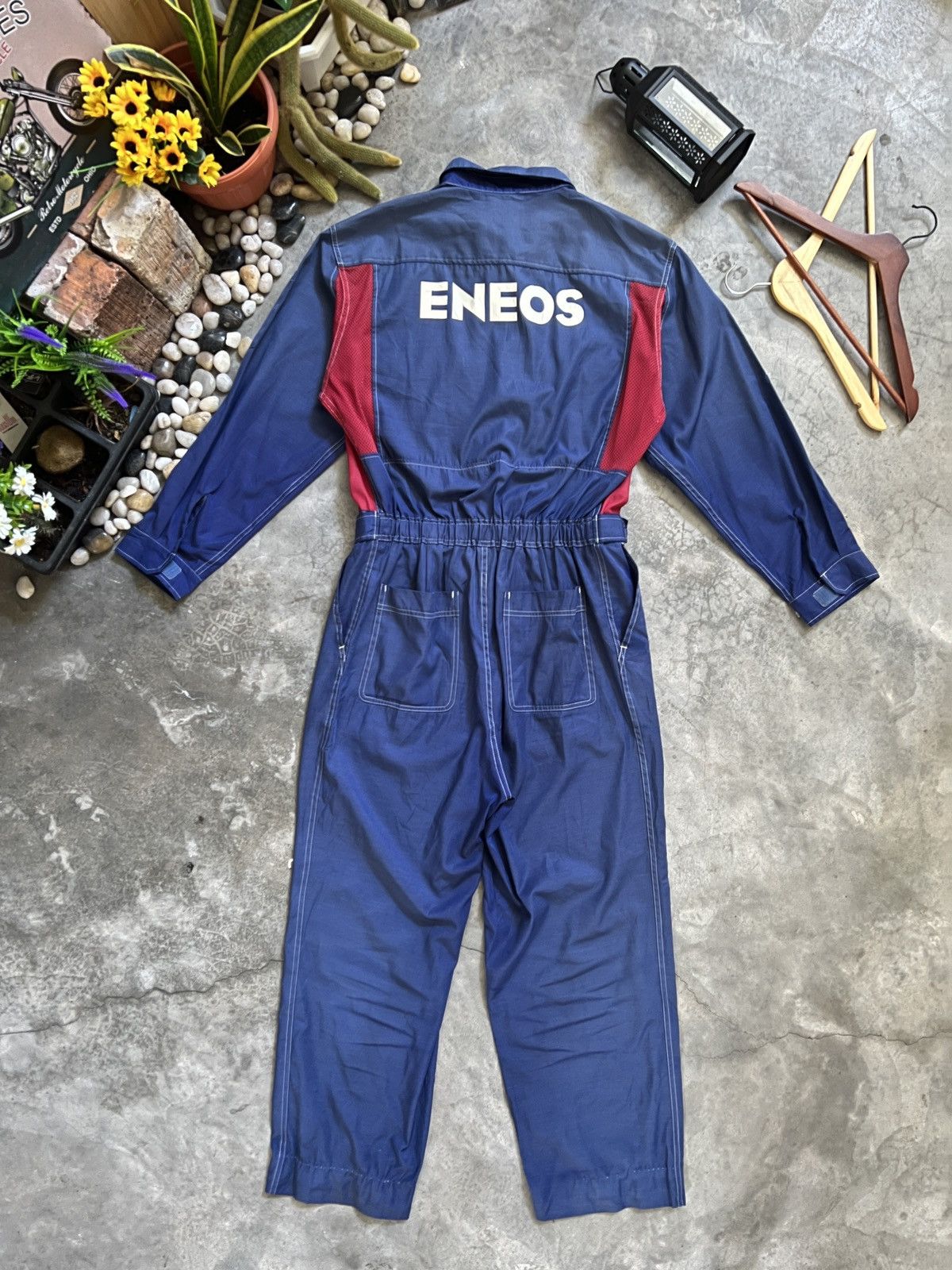 Japanese Brand Vintage 90s 🏴‍☠️ Eneos Technical Racing Team Overall Size US 36 / EU 52 - 18 Thumbnail