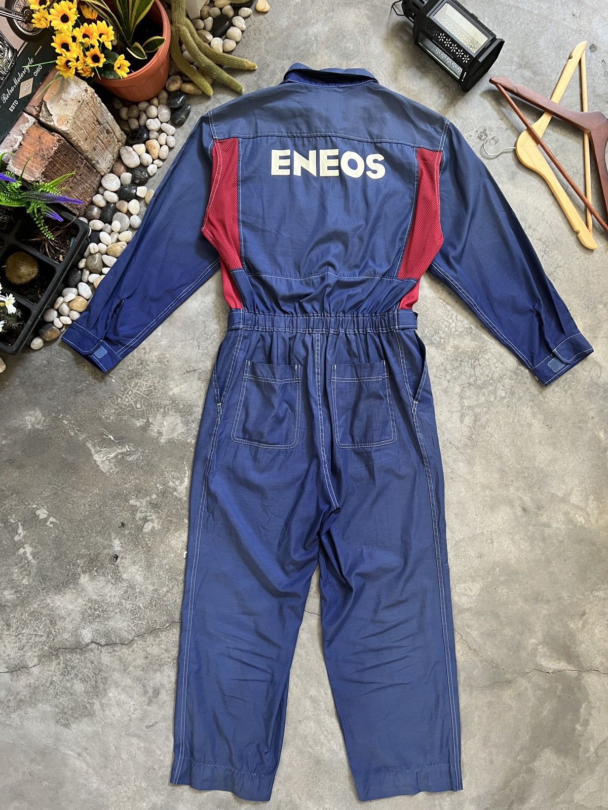 Japanese Brand Vintage 90s 🏴‍☠️ Eneos Technical Racing Team Overall Size US 36 / EU 52 - 1 Thumbnail
