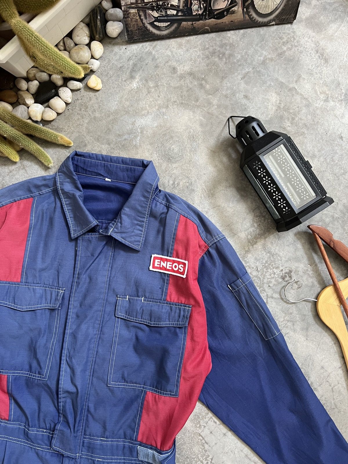 Japanese Brand Vintage 90s 🏴‍☠️ Eneos Technical Racing Team Overall Size US 36 / EU 52 - 9 Thumbnail