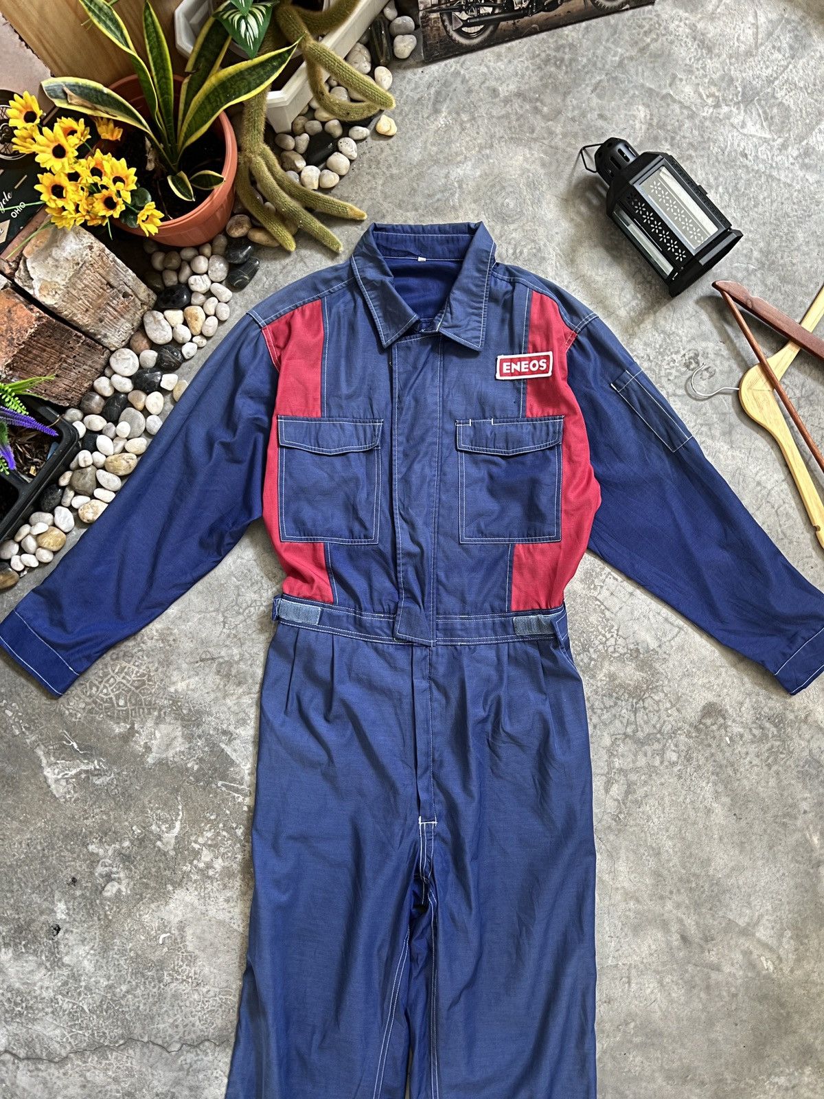 Japanese Brand Vintage 90s 🏴‍☠️ Eneos Technical Racing Team Overall Size US 36 / EU 52 - 6 Thumbnail