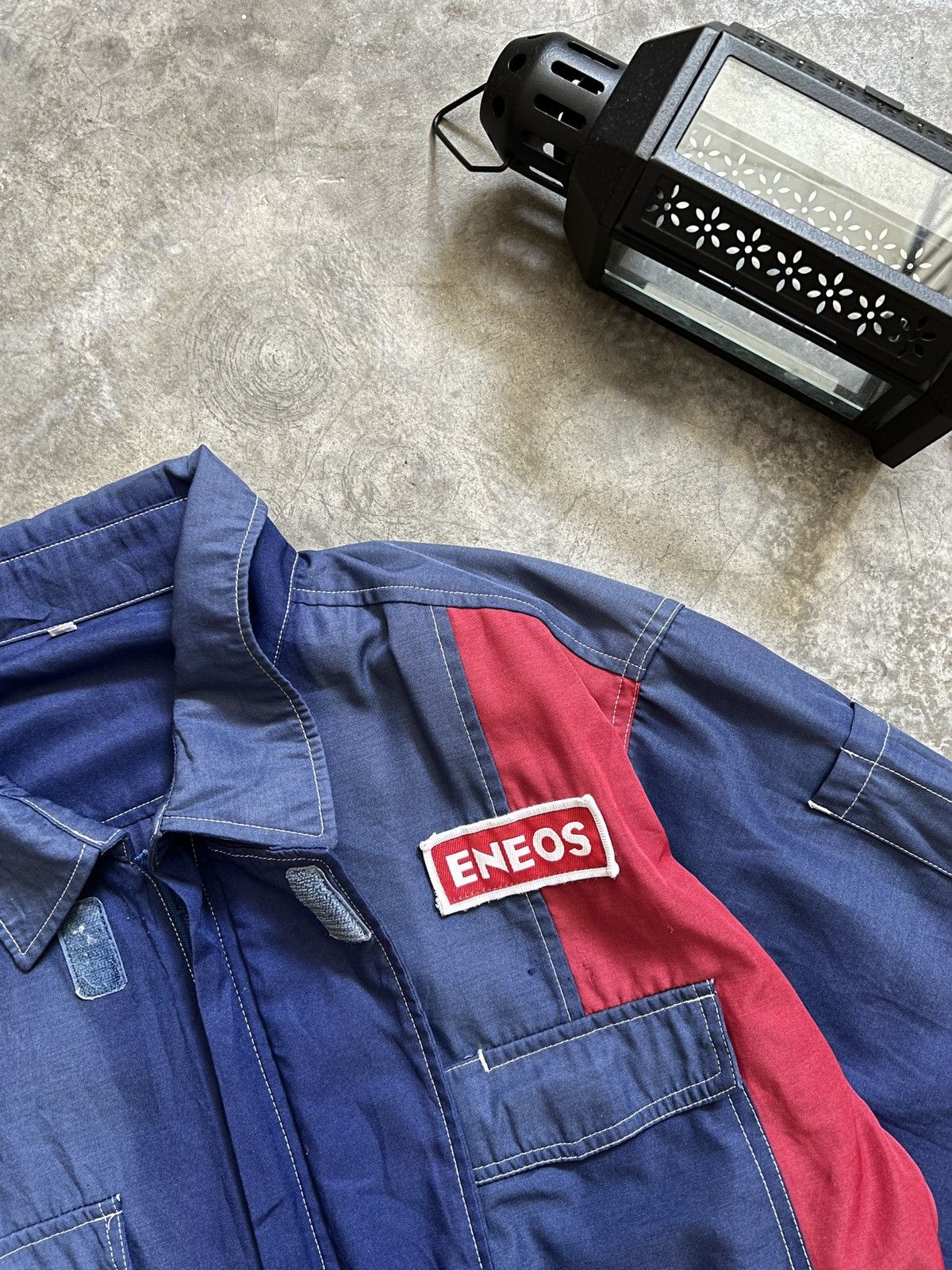 Japanese Brand Vintage 90s 🏴‍☠️ Eneos Technical Racing Team Overall Size US 36 / EU 52 - 11 Thumbnail