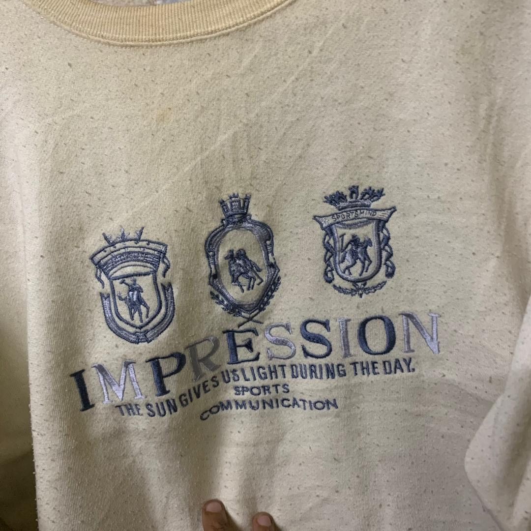 Vintage Vintage sweatshirt impression sport communication Size US L / EU 52-54 / 3 - 3 Thumbnail