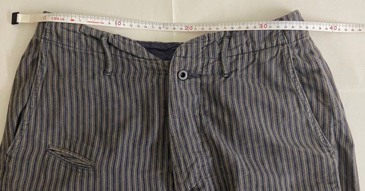 Kapital KAPITAL Cinch Buckle "Edo stripe" Iight pants Size US 28 / EU 44 - 13 Thumbnail