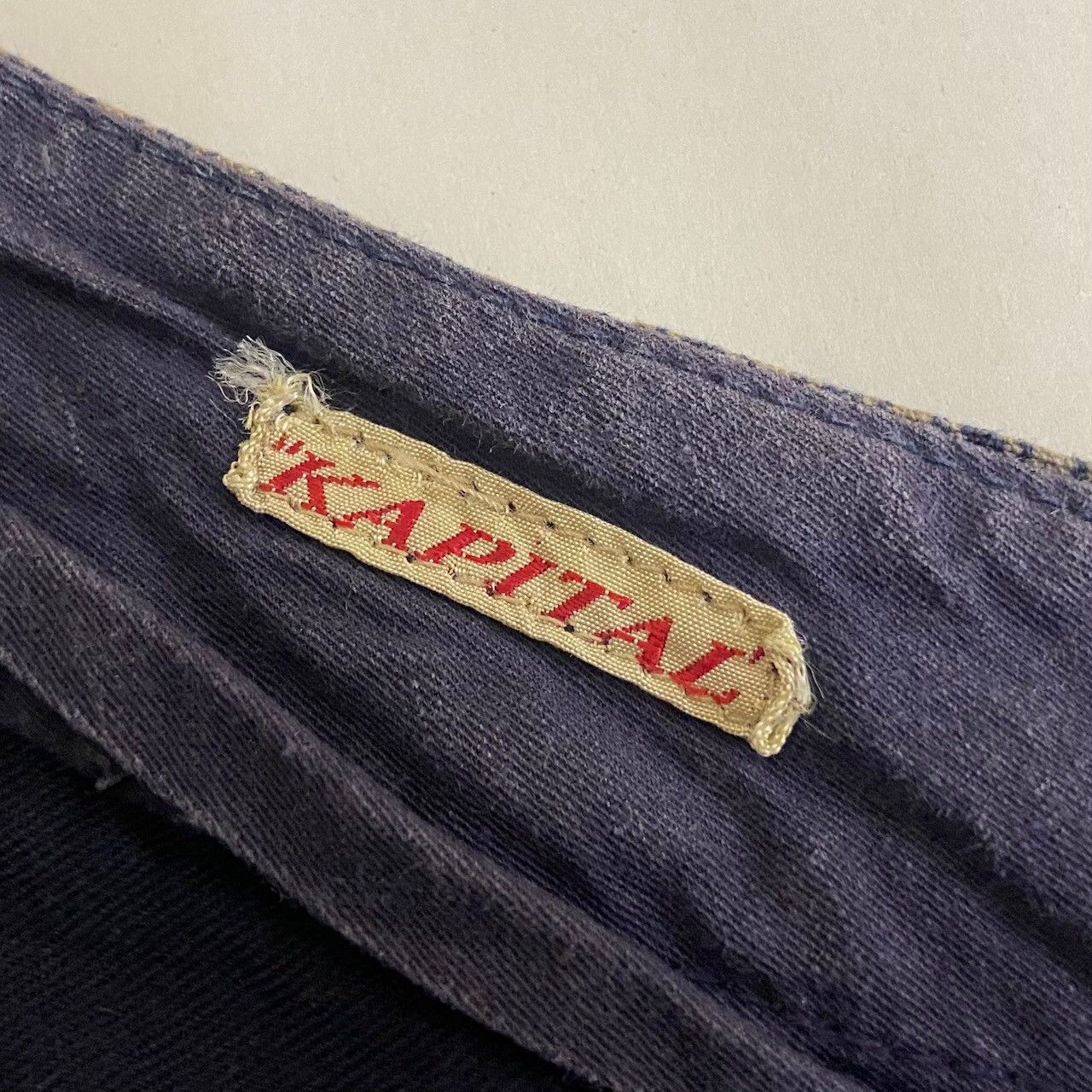 Kapital KAPITAL Cinch Buckle "Edo stripe" Iight pants Size US 28 / EU 44 - 10 Thumbnail