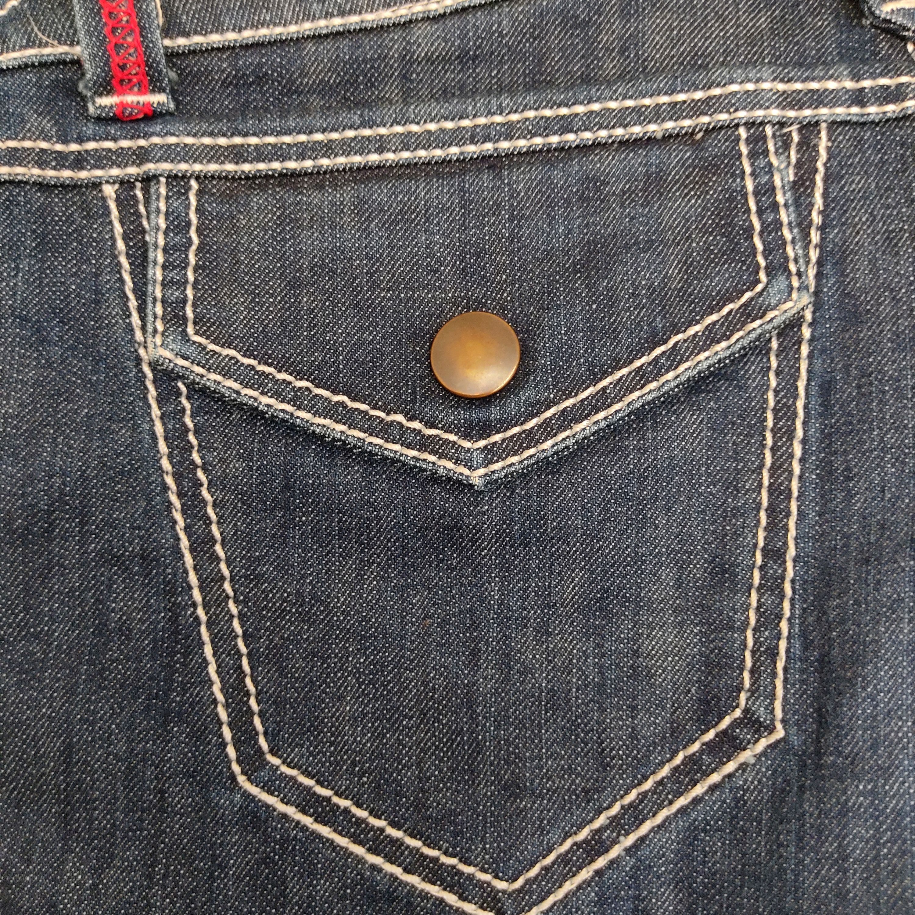 20471120 Koji Tachiyama Fix Low Rise Flare Denim Jeans Size US 30 / EU 46 - 9 Thumbnail