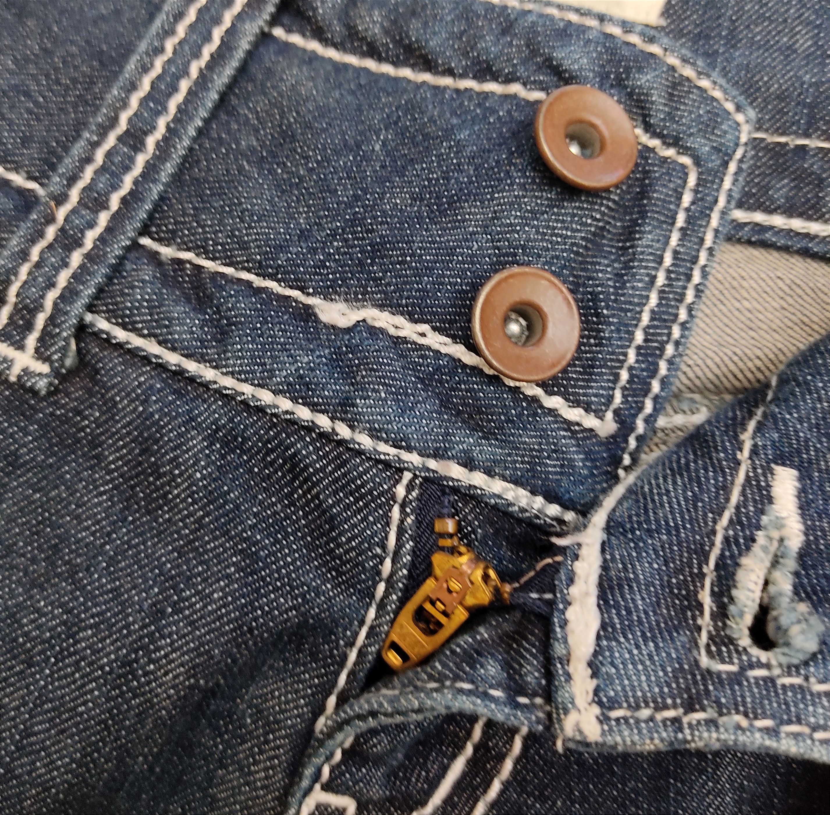 20471120 Koji Tachiyama Fix Low Rise Flare Denim Jeans Size US 30 / EU 46 - 11 Thumbnail