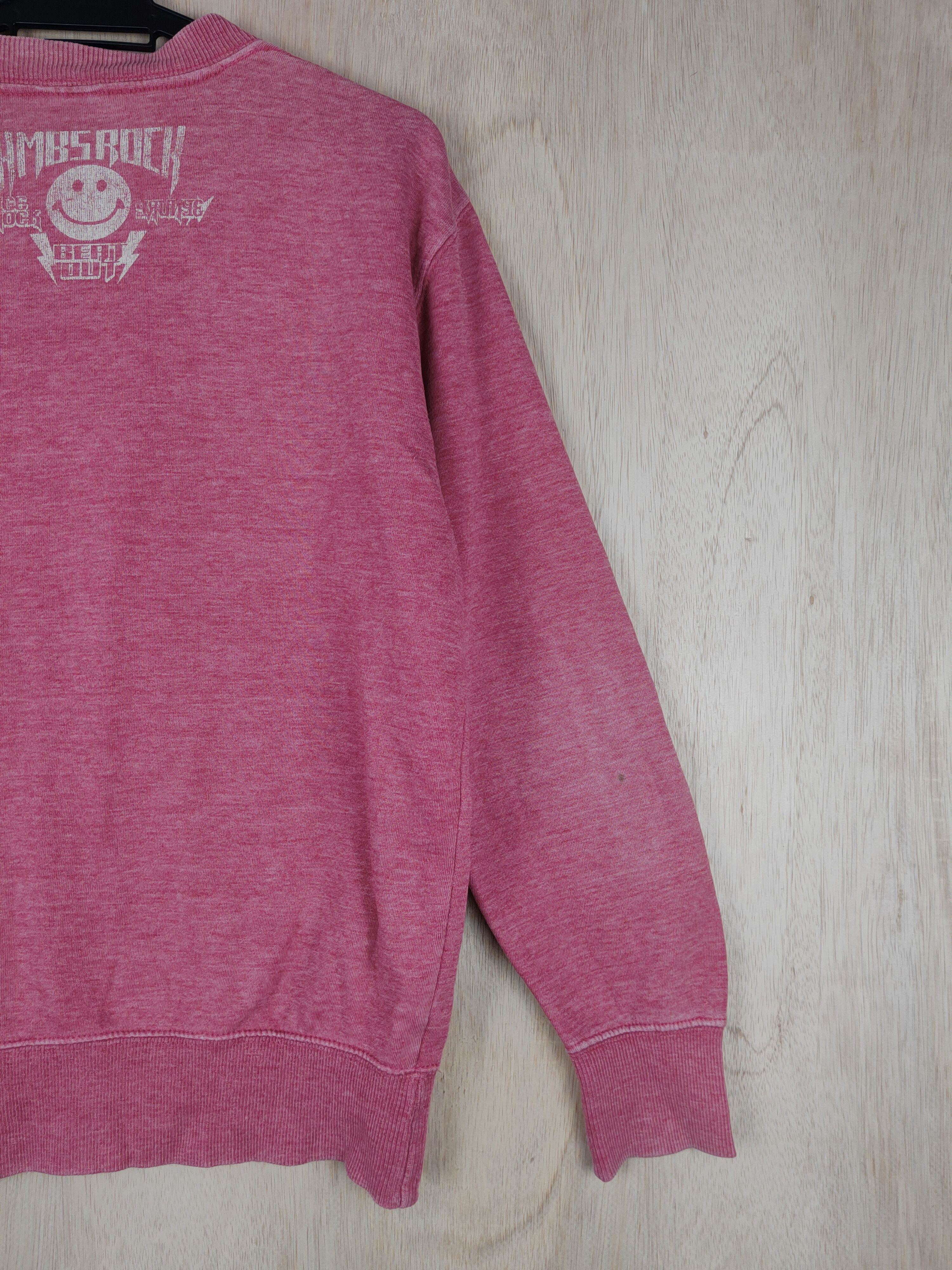 Japanese Brand HMBS Rock Smile like kapital Red Sweater #4271 Size US S / EU 44-46 / 1 - 8 Thumbnail