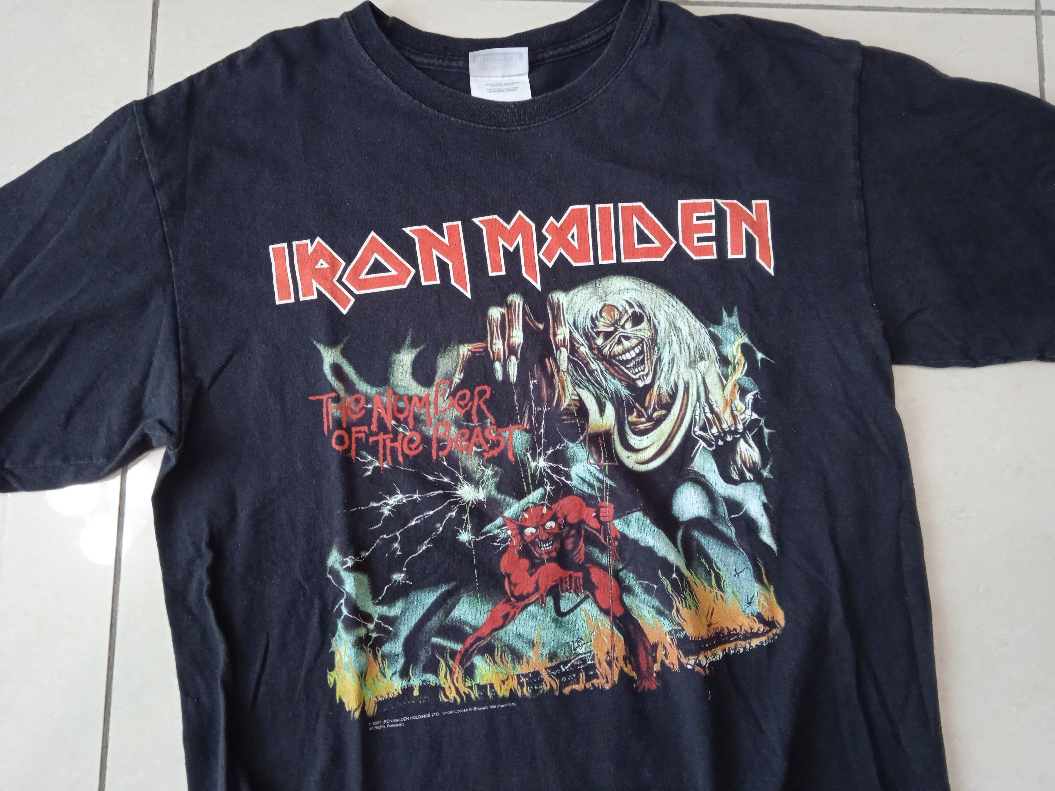 Other Vintage 2000s Iron Maiden 2007 T Shirt Size US M / EU 48-50 / 2 - 3 Thumbnail