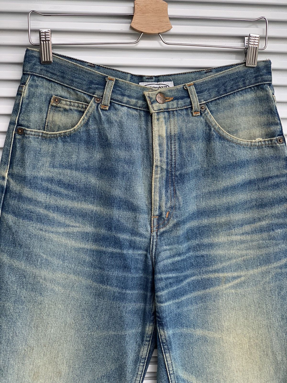Missoni Vintage Missoni Sport Distressed Straight Denim Pant Size US 30 / EU 46 - 3 Thumbnail