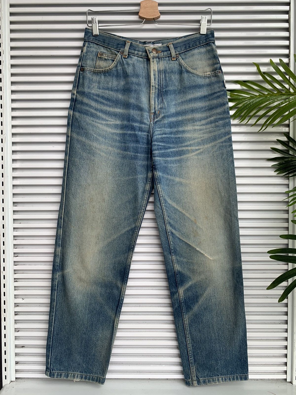 Missoni Vintage Missoni Sport Distressed Straight Denim Pant Size US 30 / EU 46 - 1 Thumbnail