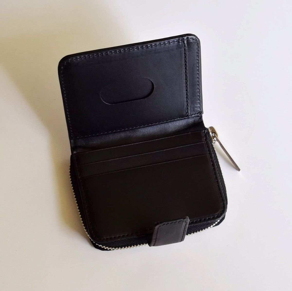 Yohji Yamamoto Yohji Yamamoto POUR HOMME black leather small wallet Size ONE SIZE - 3 Thumbnail