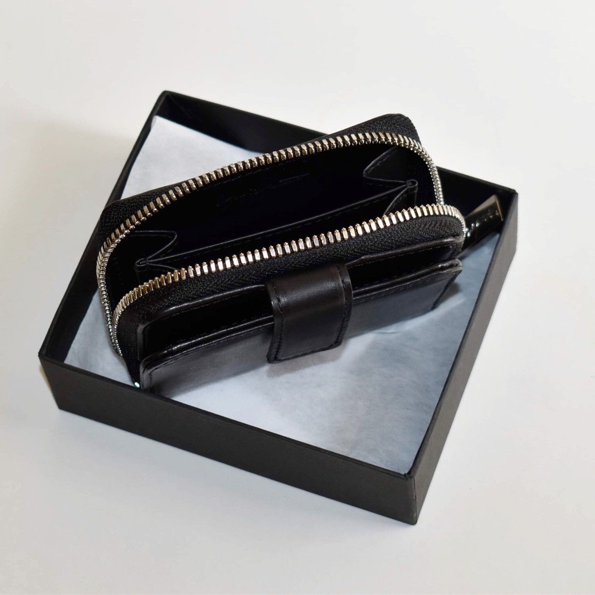 Yohji Yamamoto Yohji Yamamoto POUR HOMME black leather small wallet Size ONE SIZE - 4 Thumbnail