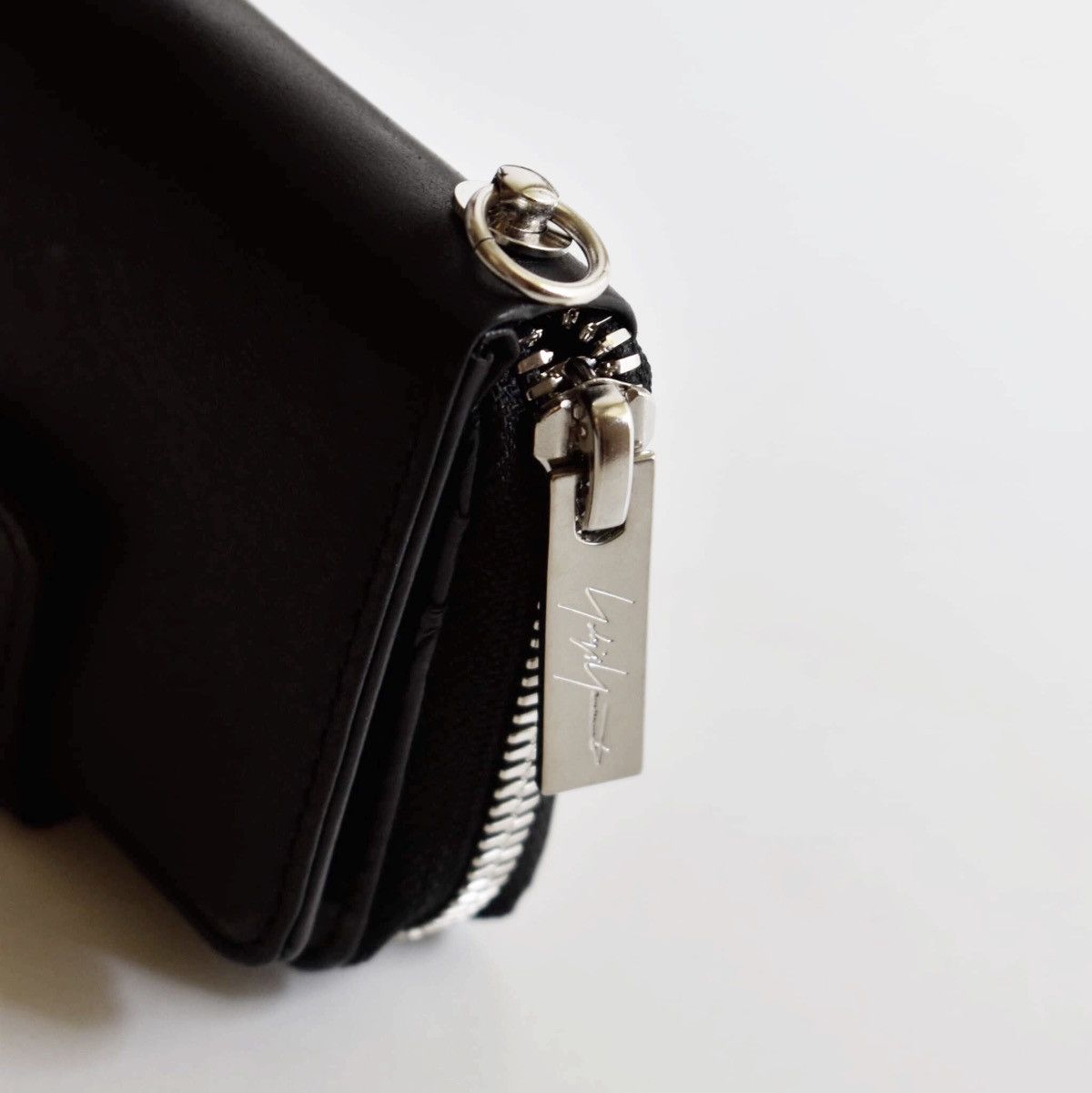 Yohji Yamamoto Yohji Yamamoto POUR HOMME black leather small wallet Size ONE SIZE - 2 Thumbnail