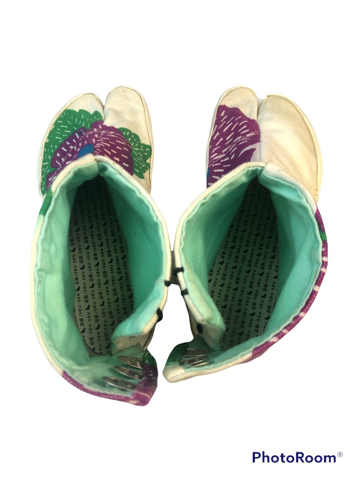 Japanese Brand × SOU SOU Floral Marugo Tabi Shoes Size US 6.5 / EU 39-40 - 4 Thumbnail