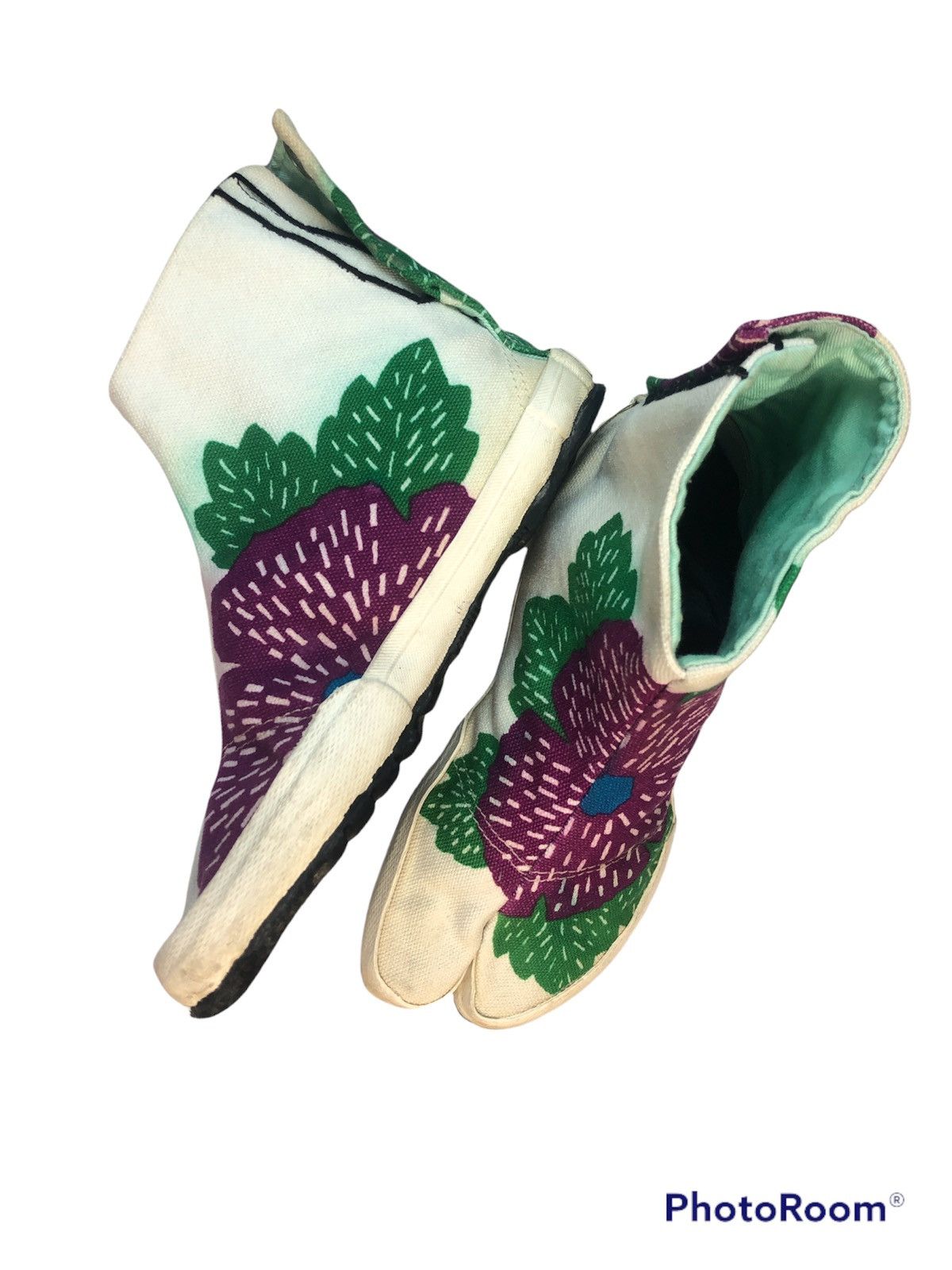 Japanese Brand × SOU SOU Floral Marugo Tabi Shoes Size US 6.5 / EU 39-40 - 1 Thumbnail