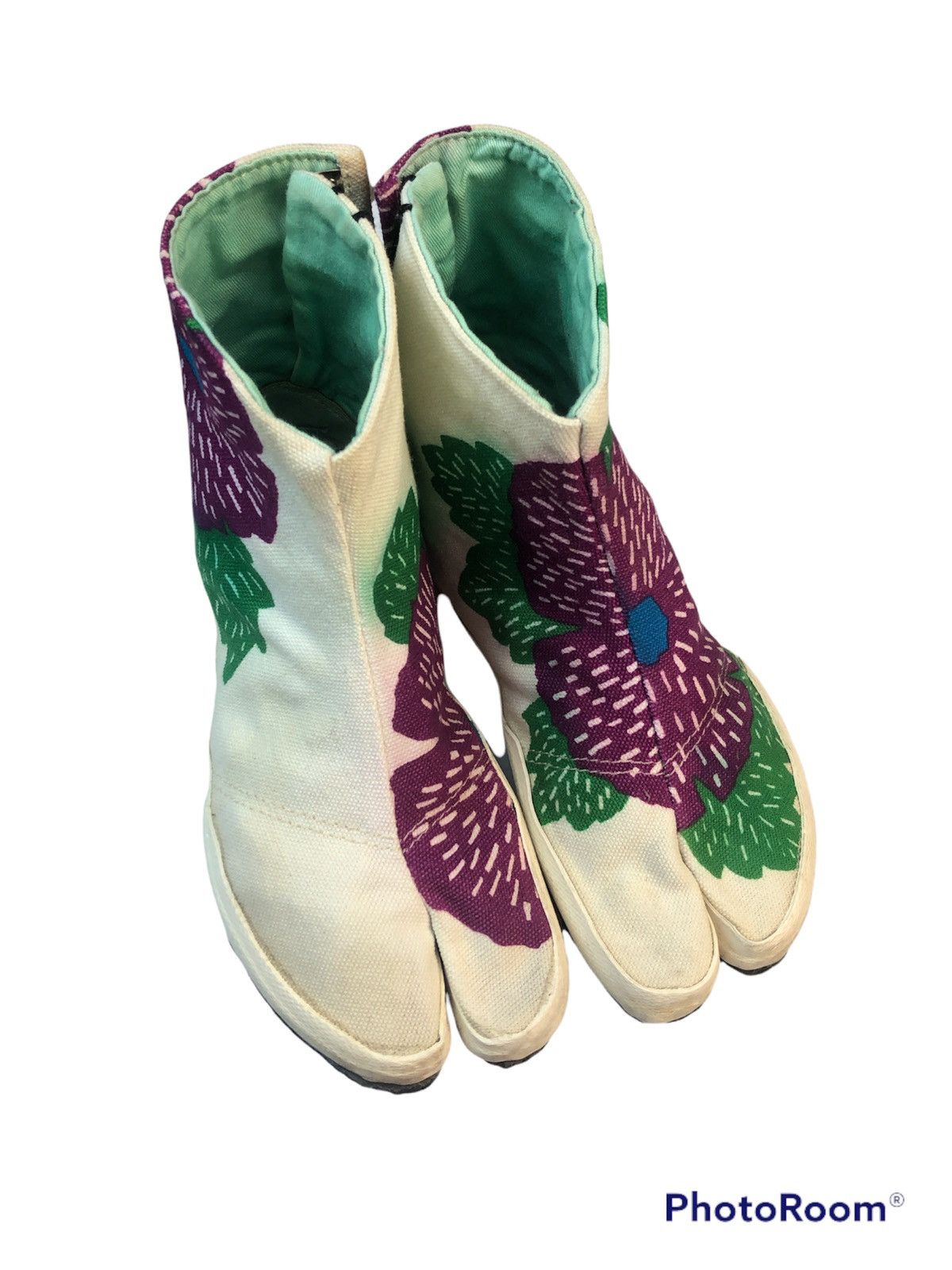 Japanese Brand × SOU SOU Floral Marugo Tabi Shoes Size US 6.5 / EU 39-40 - 2 Thumbnail