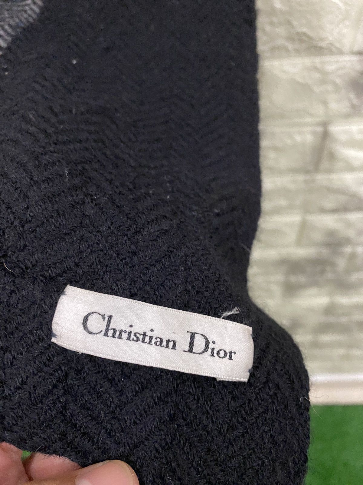 Christian Dior Monsieur Christian Dior Wool Scarf Size ONE SIZE - 9 Thumbnail