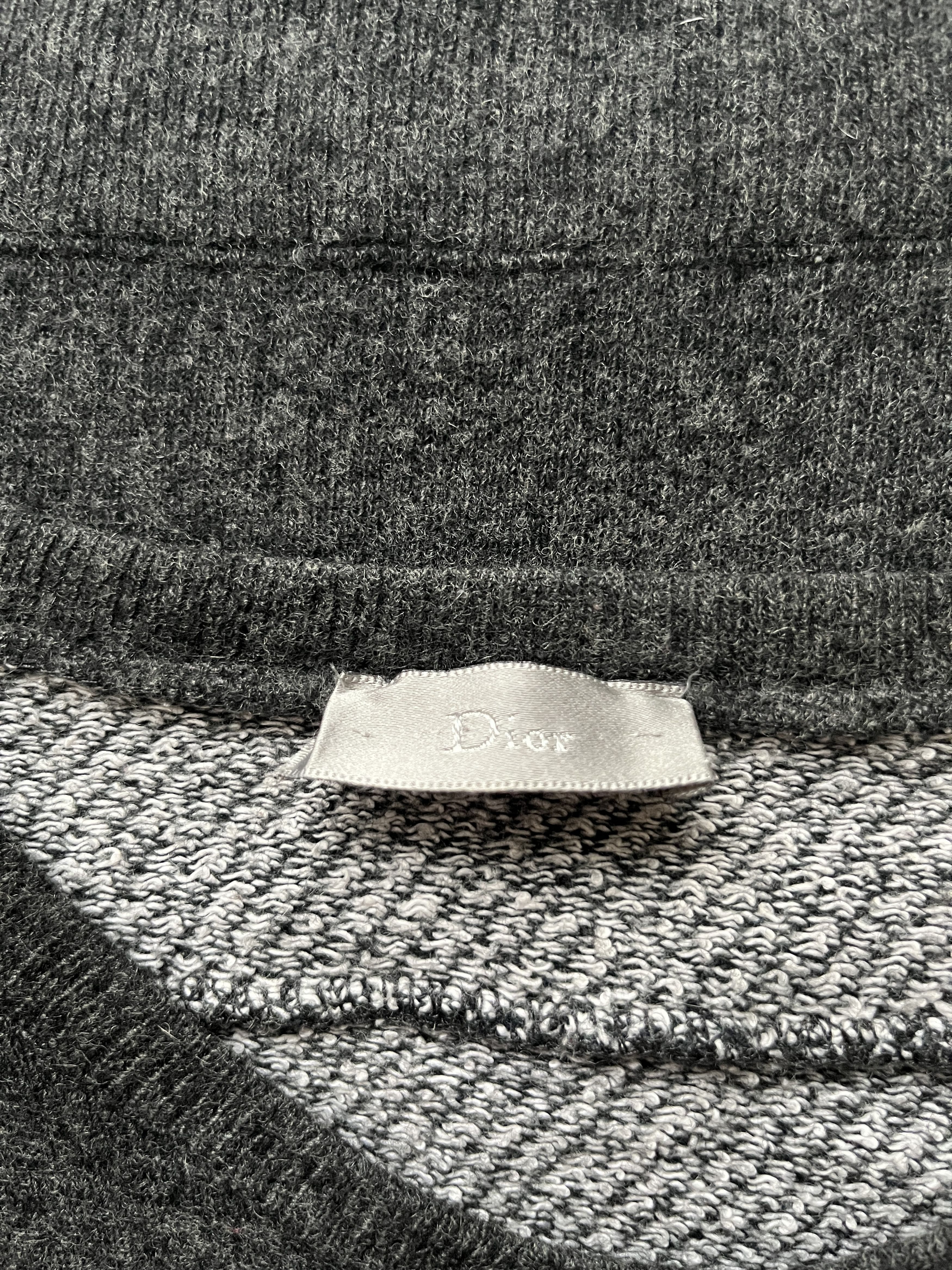 Dior ⚡️QUICK SALE⚡️Dior Dark Grey Knit Sweatshirt Sweater Size US S / EU 44-46 / 1 - 4 Thumbnail