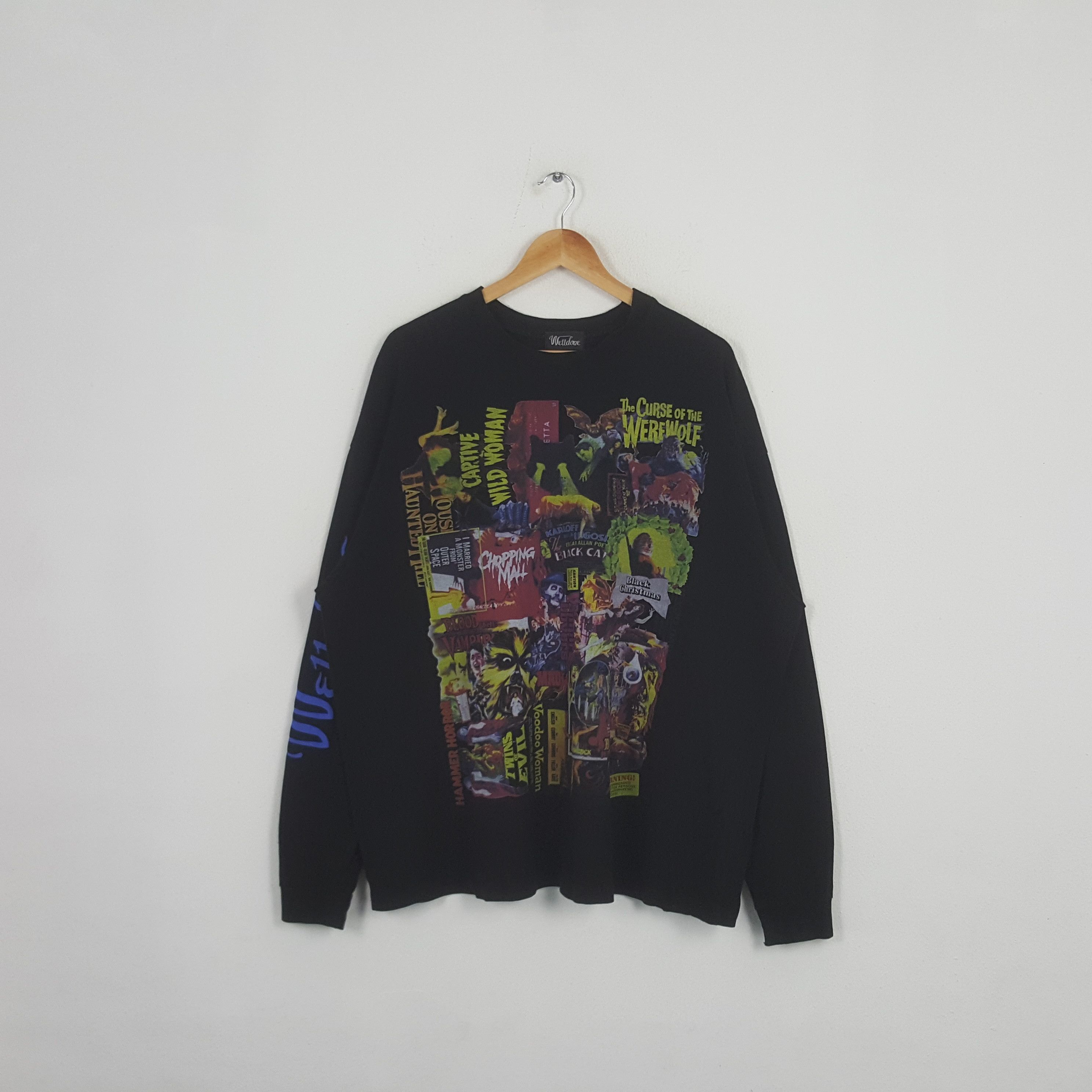 Vintage Vintage Welldone Musical Rock Style Long Sleeve Tshirt Size US XXL / EU 58 / 5 - 1 Thumbnail