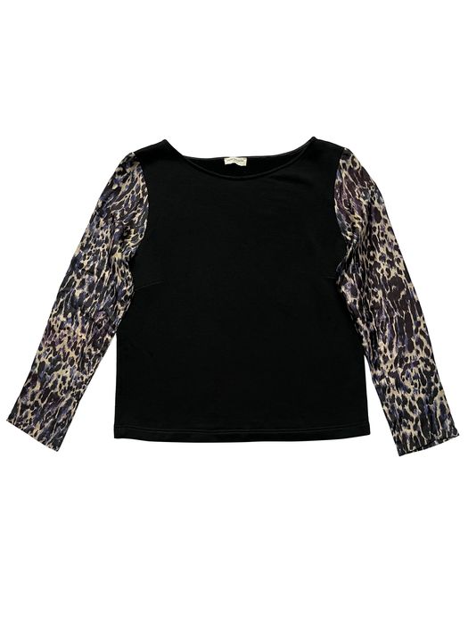 Dries Van Noten ⚡️QUICK SALE⚡️Dries Van Noten Black Patterned Sleeved ...