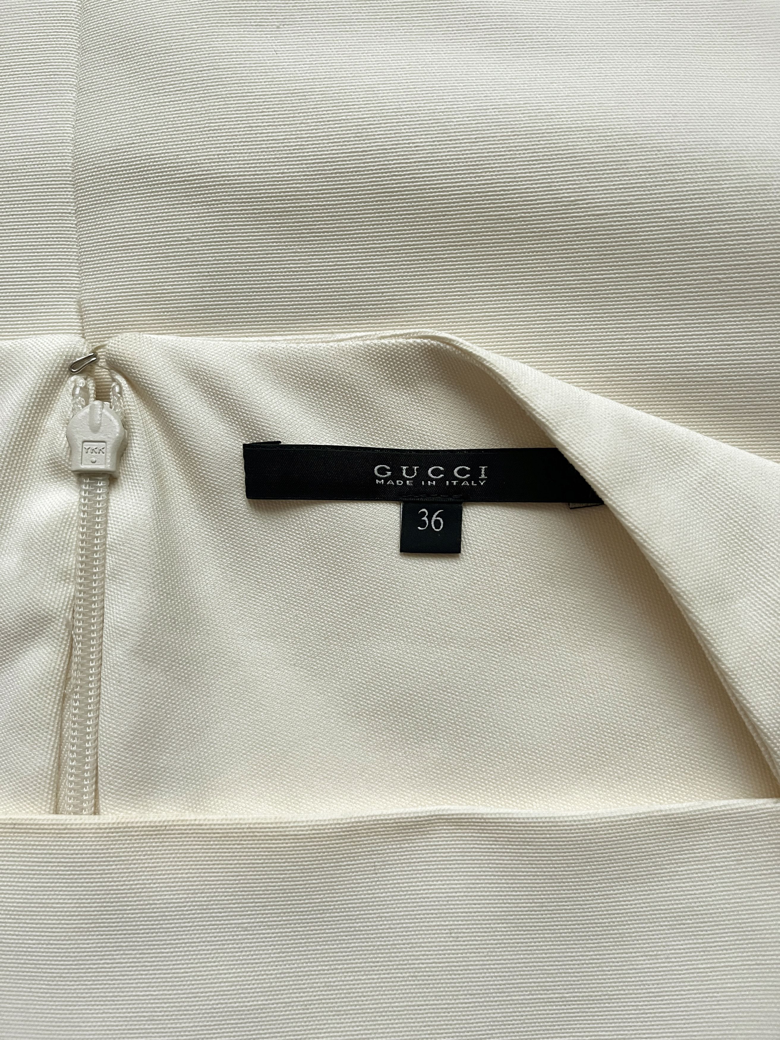 Gucci ⚡️QUICK SALE⚡️2014 Gucci Ivory/Cream Top Blouse Size S / US 4 / IT 40 - 3 Thumbnail