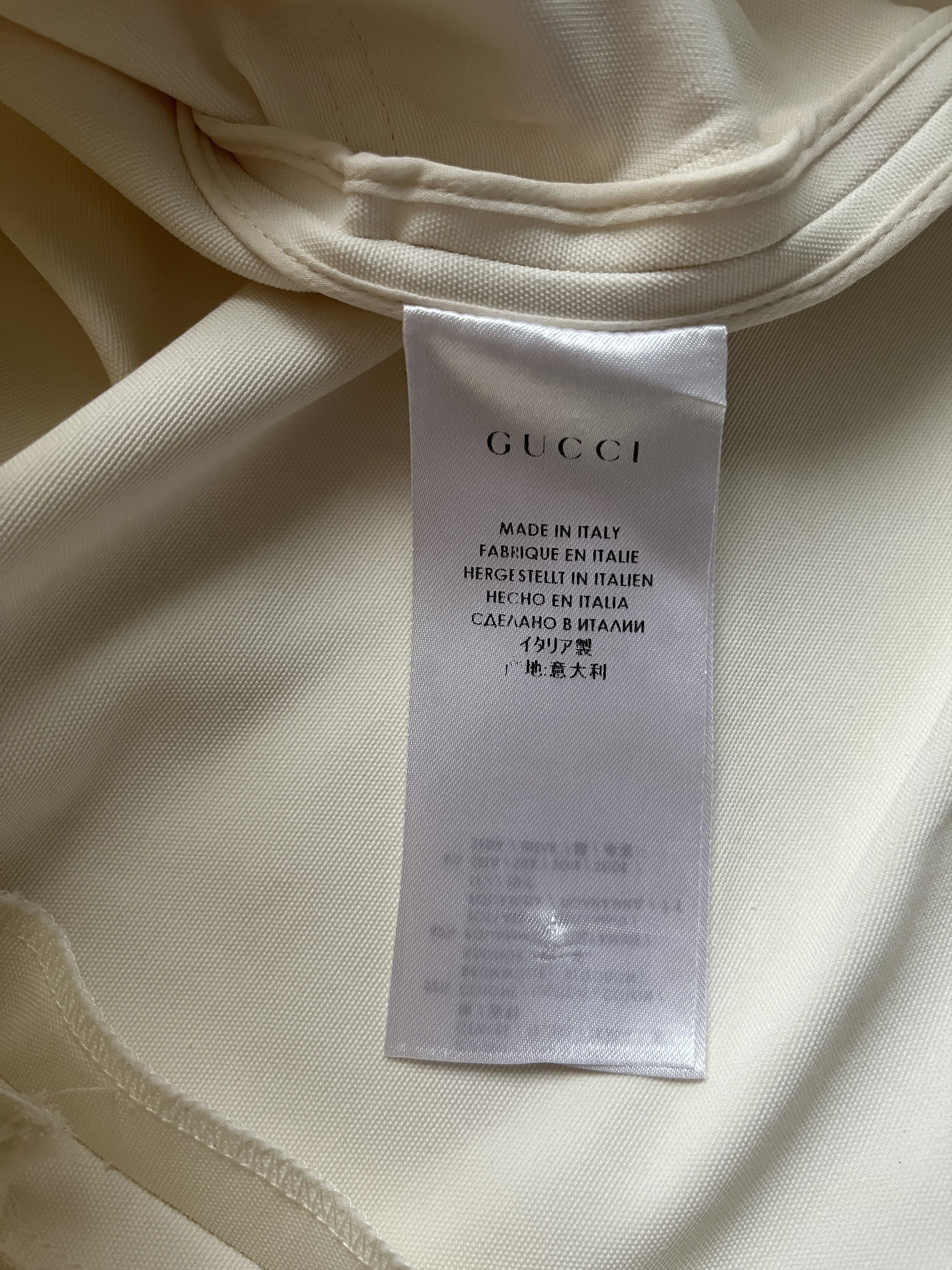 Gucci ⚡️QUICK SALE⚡️2014 Gucci Ivory/Cream Top Blouse Size S / US 4 / IT 40 - 4 Thumbnail
