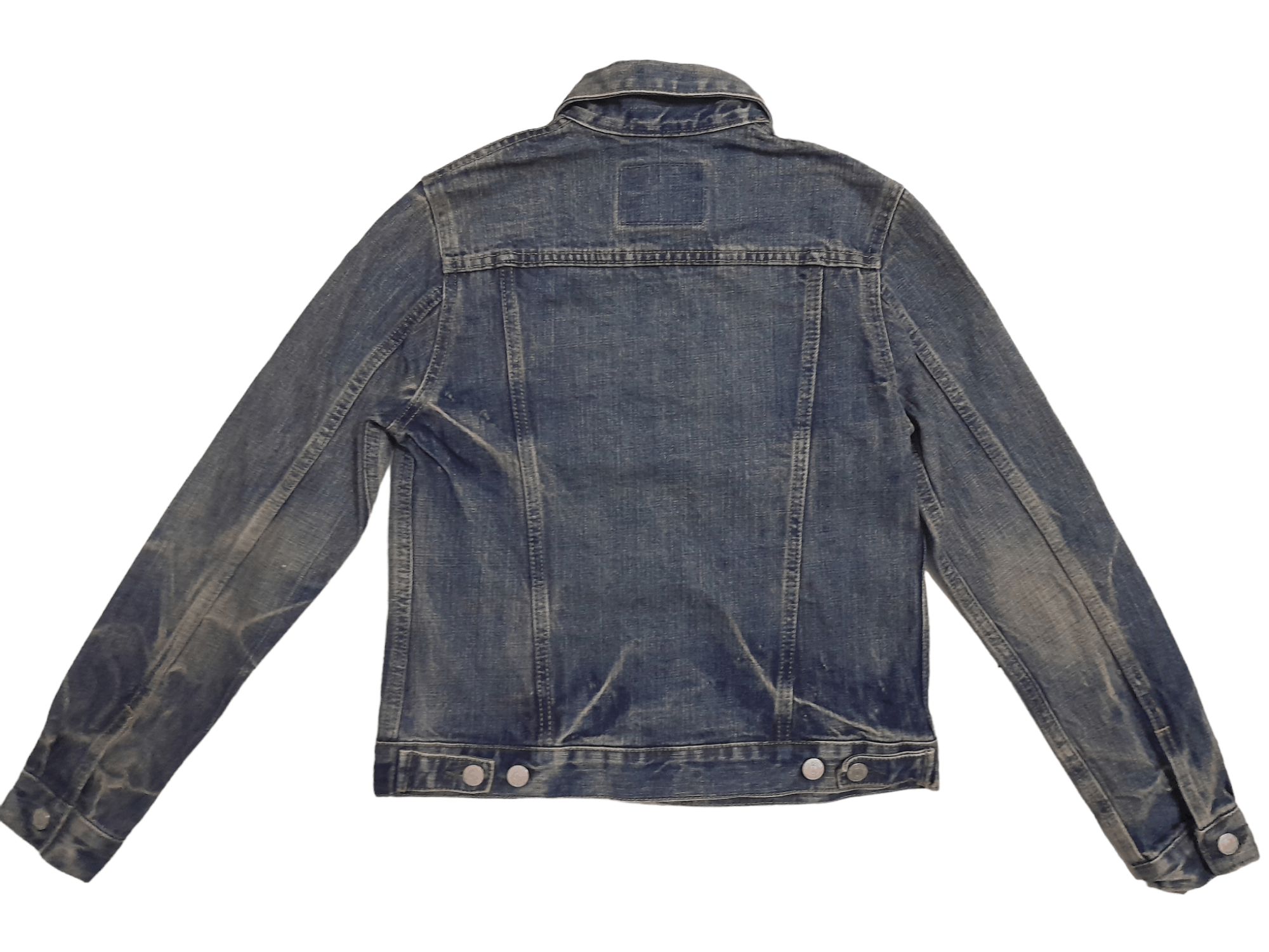 Japanese Brand DMG Distressed Denim Japan Jacket (E722) Size S / US 4 / IT 40 - 6 Thumbnail
