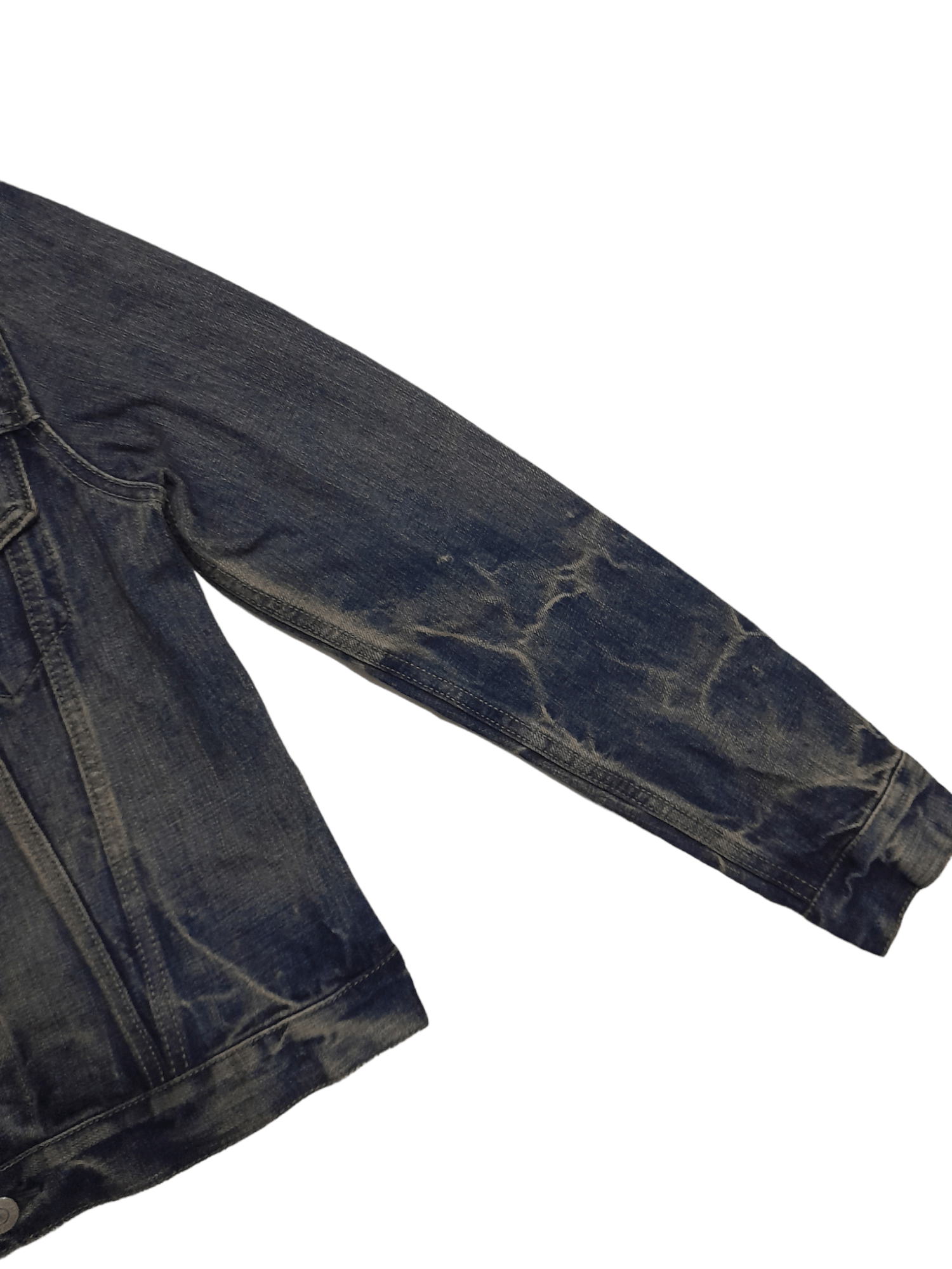 Japanese Brand DMG Distressed Denim Japan Jacket (E722) Size S / US 4 / IT 40 - 3 Thumbnail