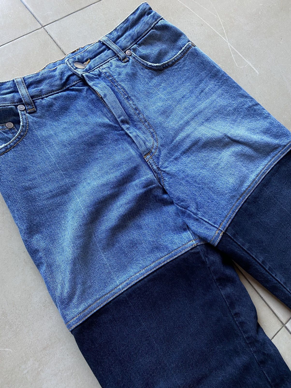 Peter Do SS21 Combo Denim Jeans