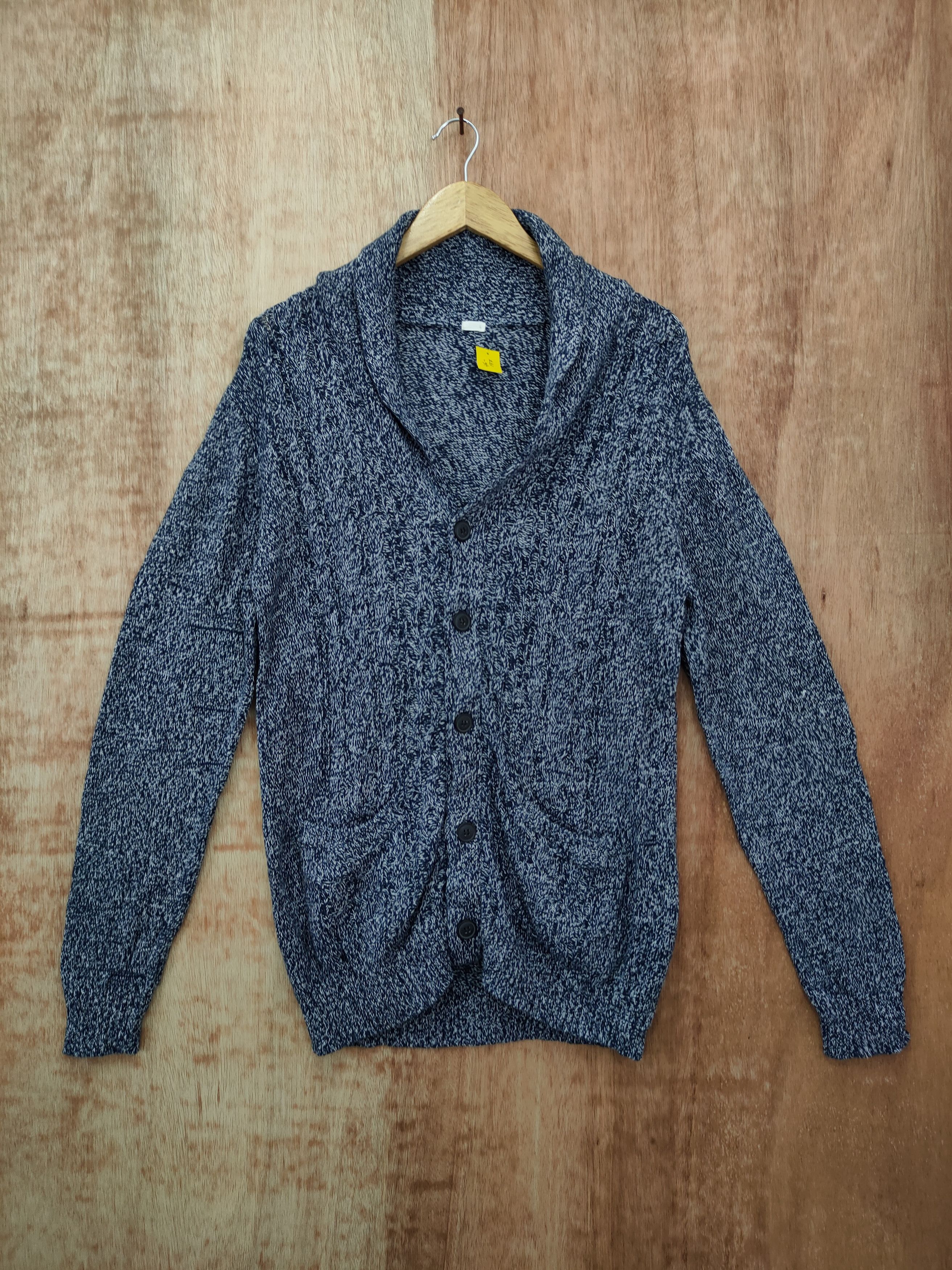 Homespun Knitwear DLL Japan cardigan cable knitwear like kurt cobain #46-197 Size US L / EU 52-54 / 3 - 1 Thumbnail