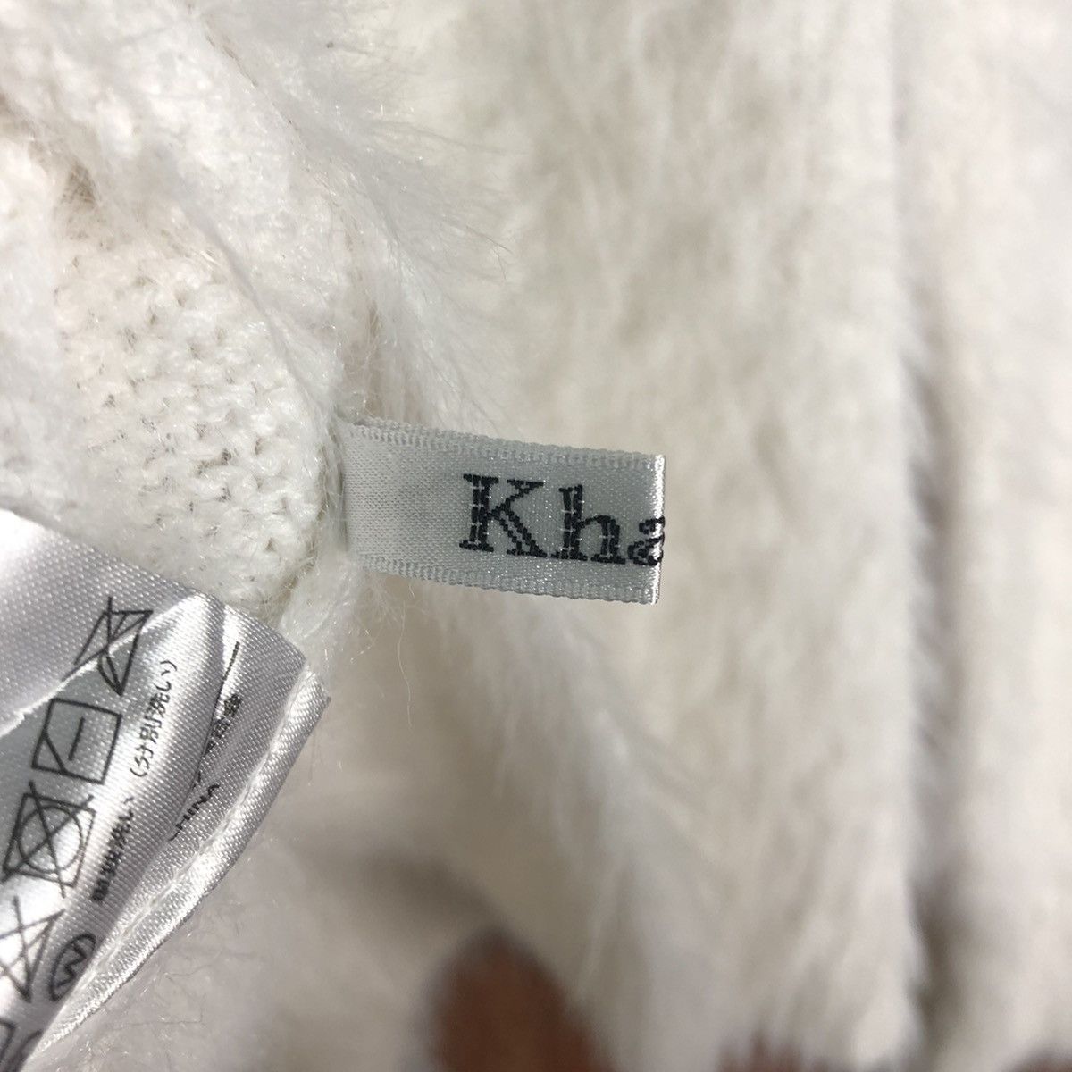 Homespun Knitwear × Japanese Brand DLL Khalita White MOhair Shag Shaggy Knitwear #c232 Size US M / EU 48-50 / 2 - 11 Thumbnail