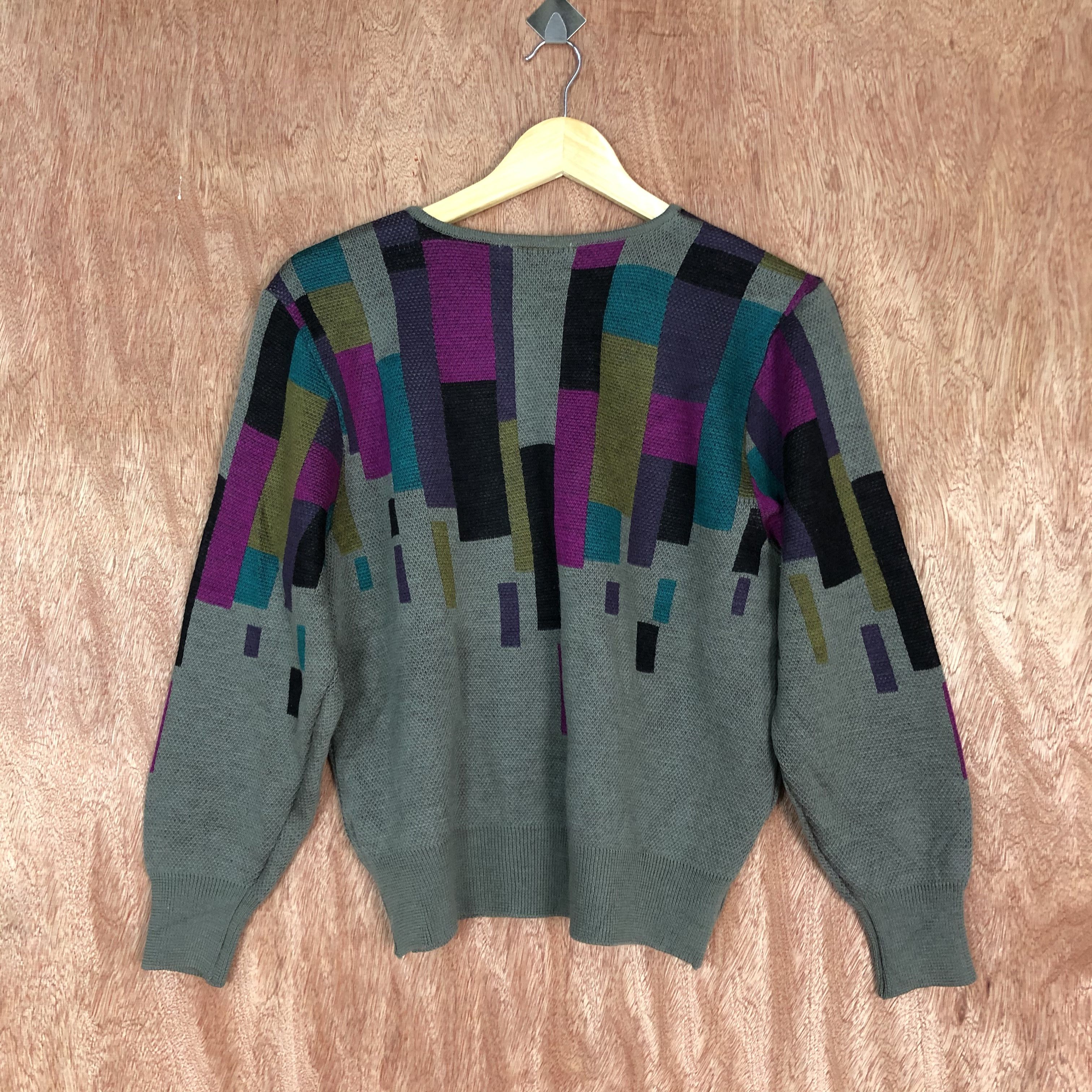 Homespun Knitwear Bel Shepree MUlticolor Shag Shaggy Knitwear #c473 Size US S / EU 44-46 / 1 - 10 Thumbnail