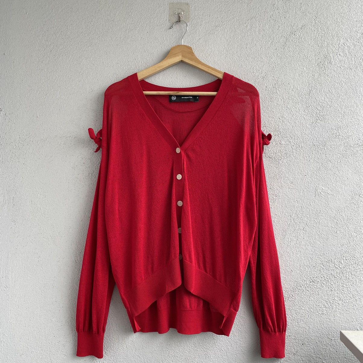 GU × Undercover FW21 GU X Undercover Mesh Cardigan Size XL / US 12-14 / IT 48-50 - 1 Thumbnail