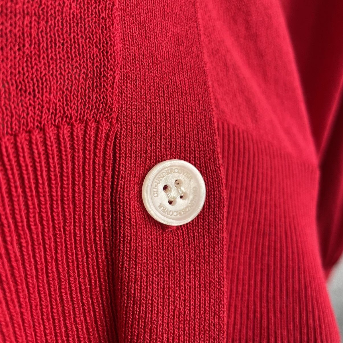 GU × Undercover FW21 GU X Undercover Mesh Cardigan Size XL / US 12-14 / IT 48-50 - 4 Thumbnail
