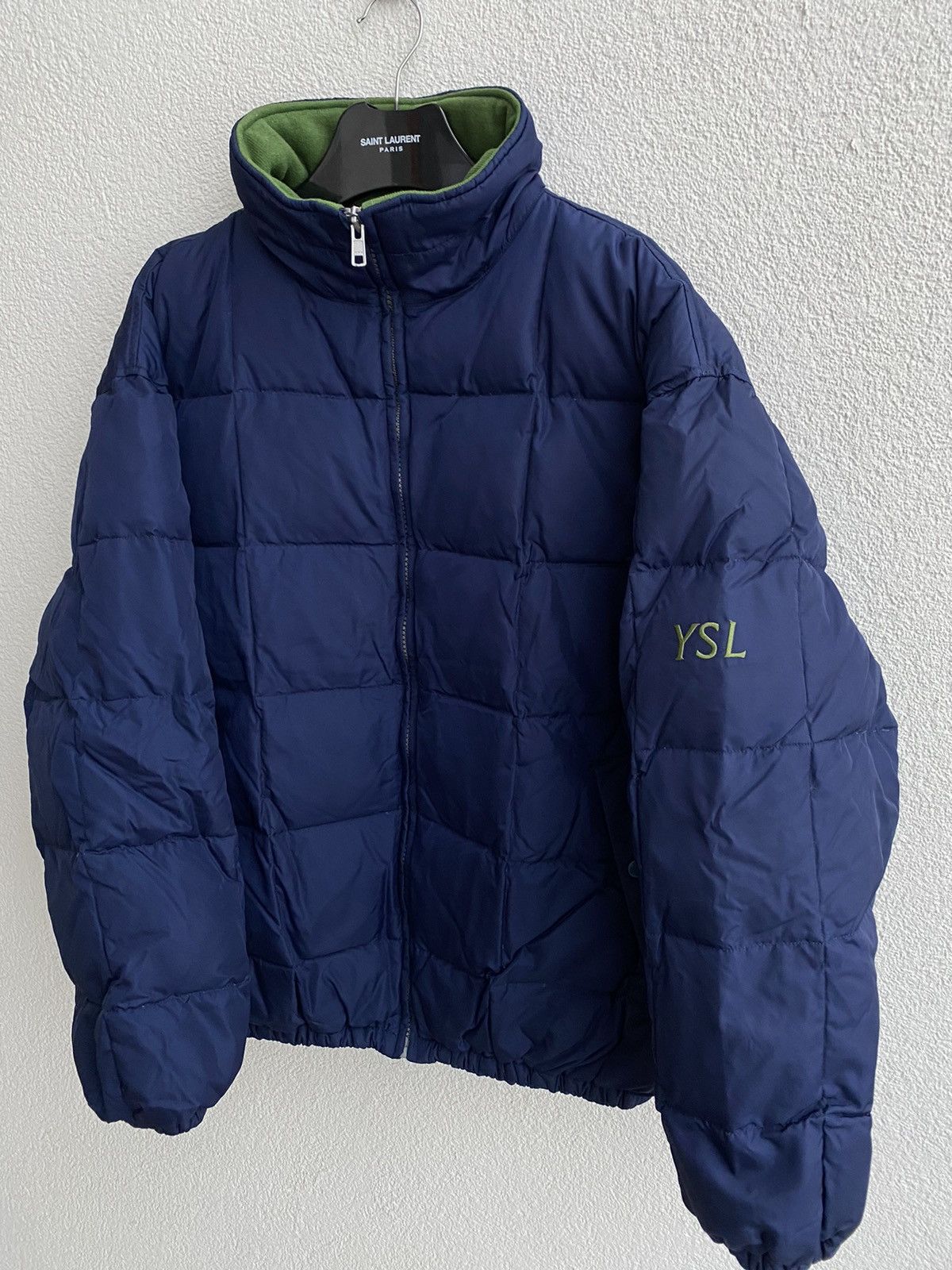 Yves Saint Laurent Winter YSL Down Jacket Puffer Bomber Size US XL / EU 56 / 4 - 20 Thumbnail