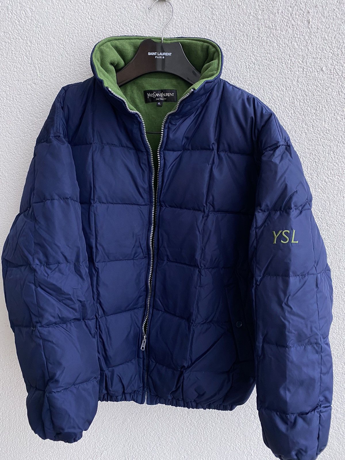 Yves Saint Laurent Winter YSL Down Jacket Puffer Bomber Size US XL / EU 56 / 4 - 13 Thumbnail