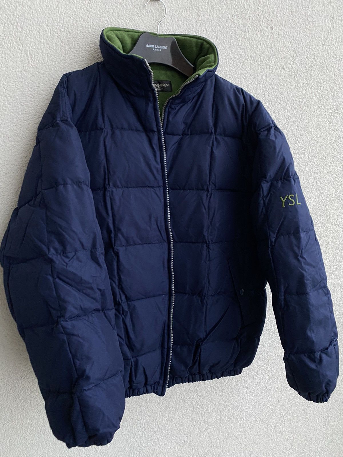 Yves Saint Laurent Winter YSL Down Jacket Puffer Bomber Size US XL / EU 56 / 4 - 22 Thumbnail