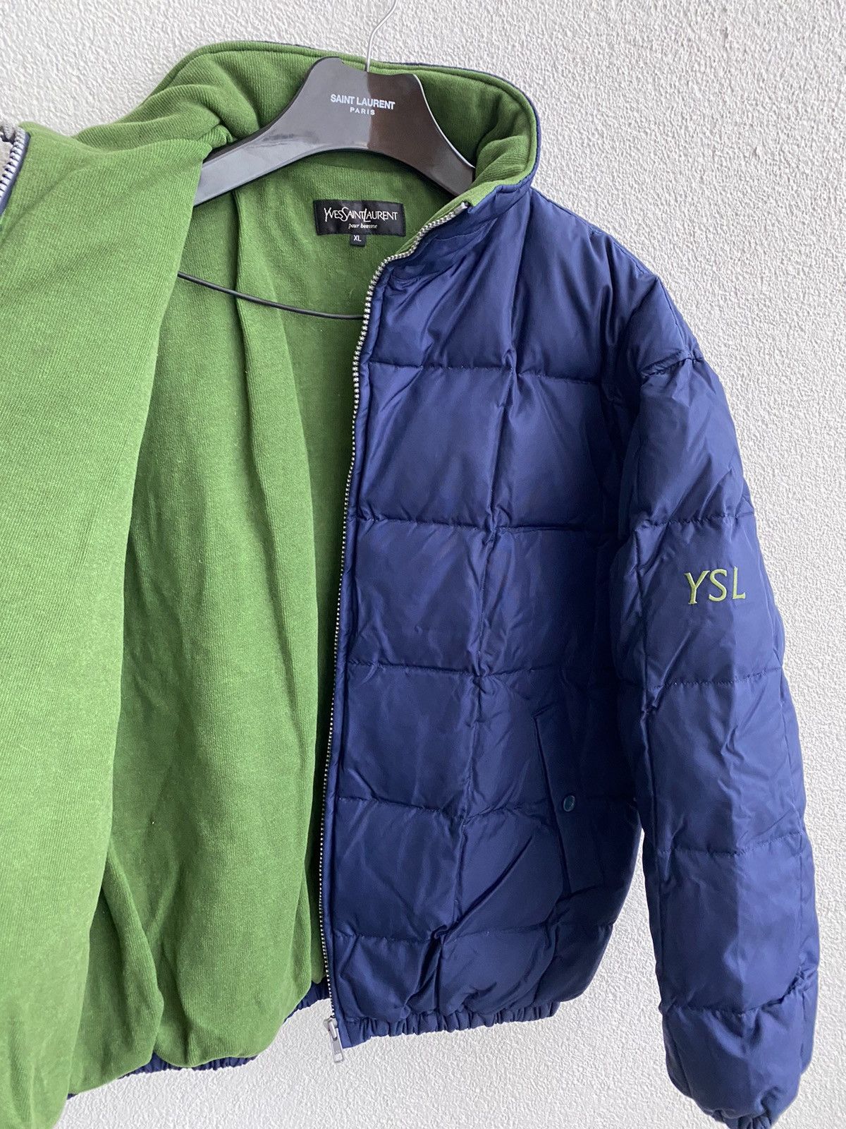 Yves Saint Laurent Winter YSL Down Jacket Puffer Bomber Size US XL / EU 56 / 4 - 21 Thumbnail