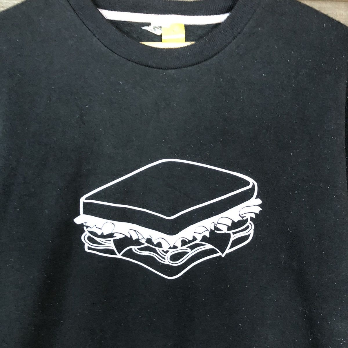 Japanese Brand Original Clothing sandwich Black Sweatshirt #3157 Size US M / EU 48-50 / 2 - 6 Thumbnail