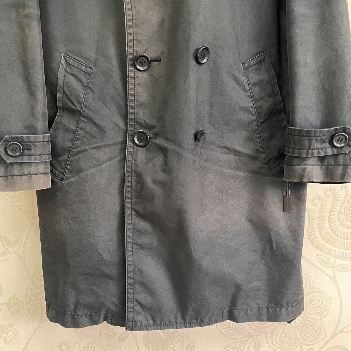 Coach Faded Coach Long Trench Coat Parka Double Breasted Size US M / EU 48-50 / 2 - 19 Thumbnail