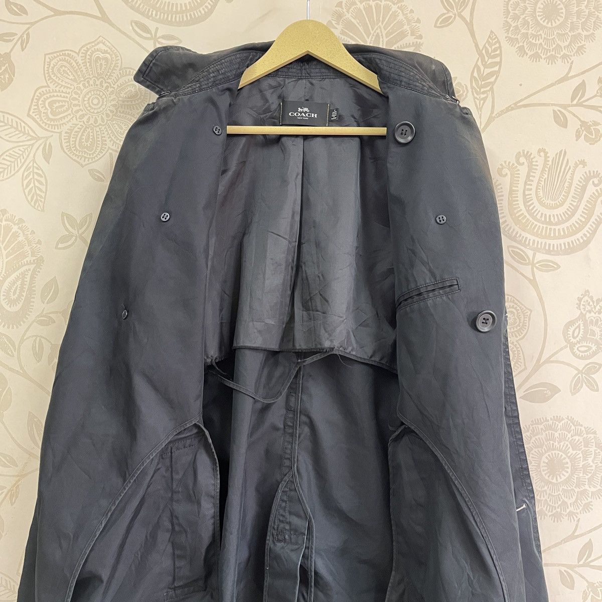 Coach Faded Coach Long Trench Coat Parka Double Breasted Size US M / EU 48-50 / 2 - 12 Thumbnail