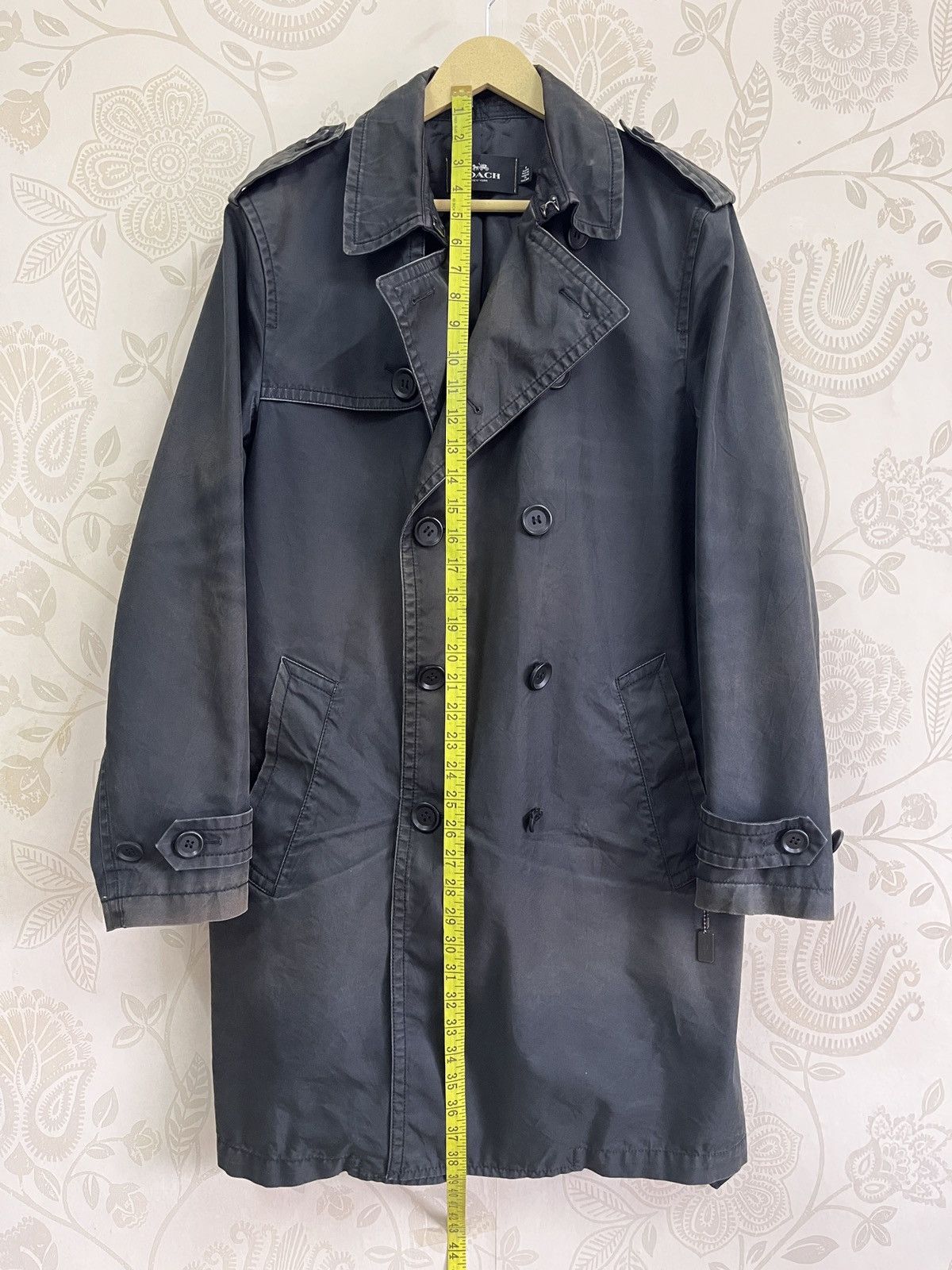 Coach Faded Coach Long Trench Coat Parka Double Breasted Size US M / EU 48-50 / 2 - 2 Thumbnail