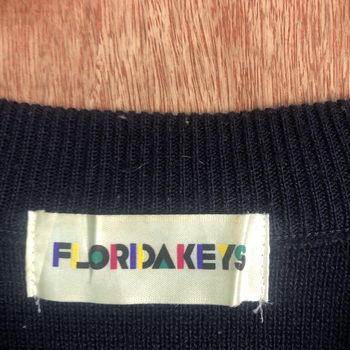 Homespun Knitwear DLL Floridakeys Dark Blue art streetwear Knitweear #c165 Size US S / EU 44-46 / 1 - 9 Thumbnail