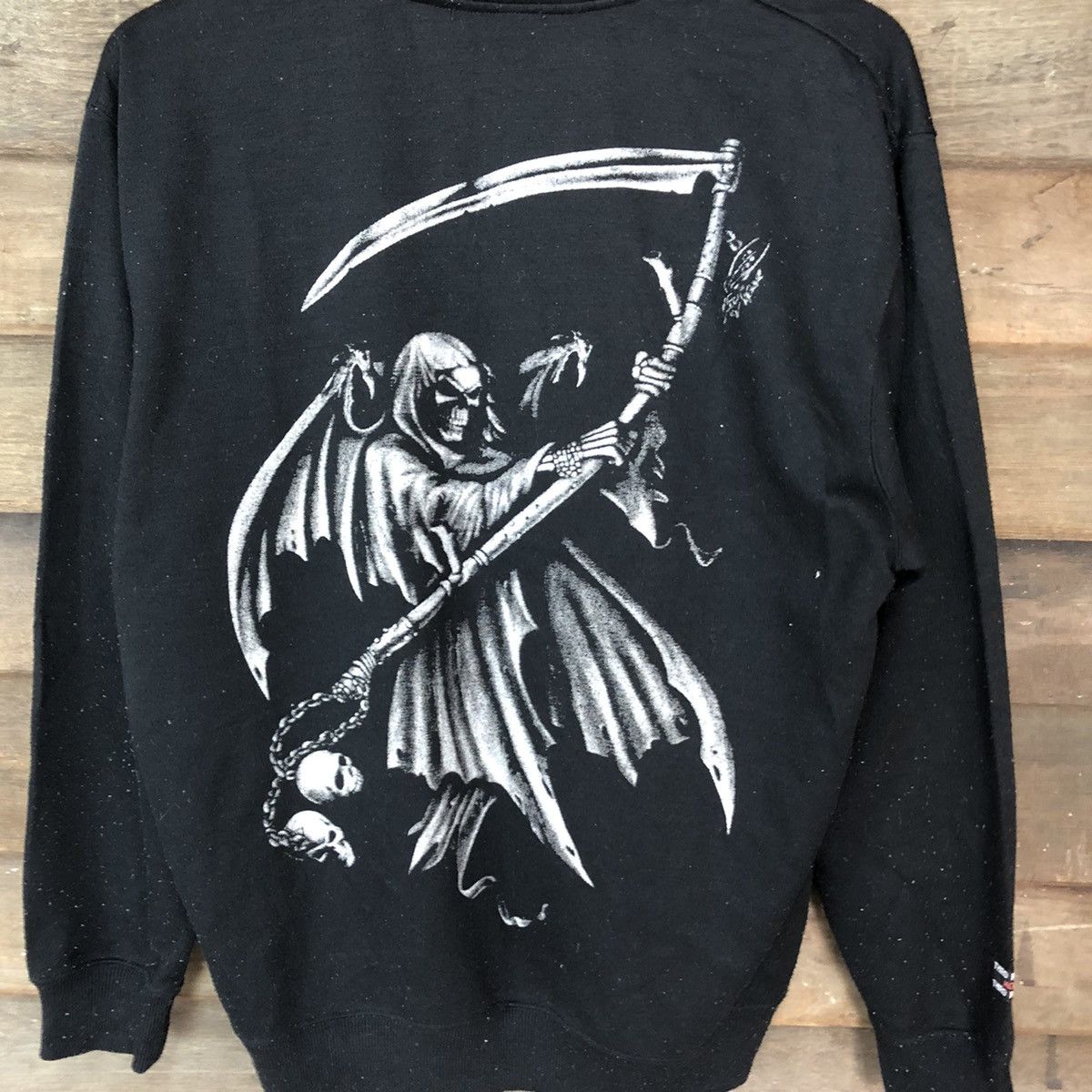 Expert Horror XIII skull devil angel Black Sweatshirt #3150 Size US M / EU 48-50 / 2 - 2 Thumbnail