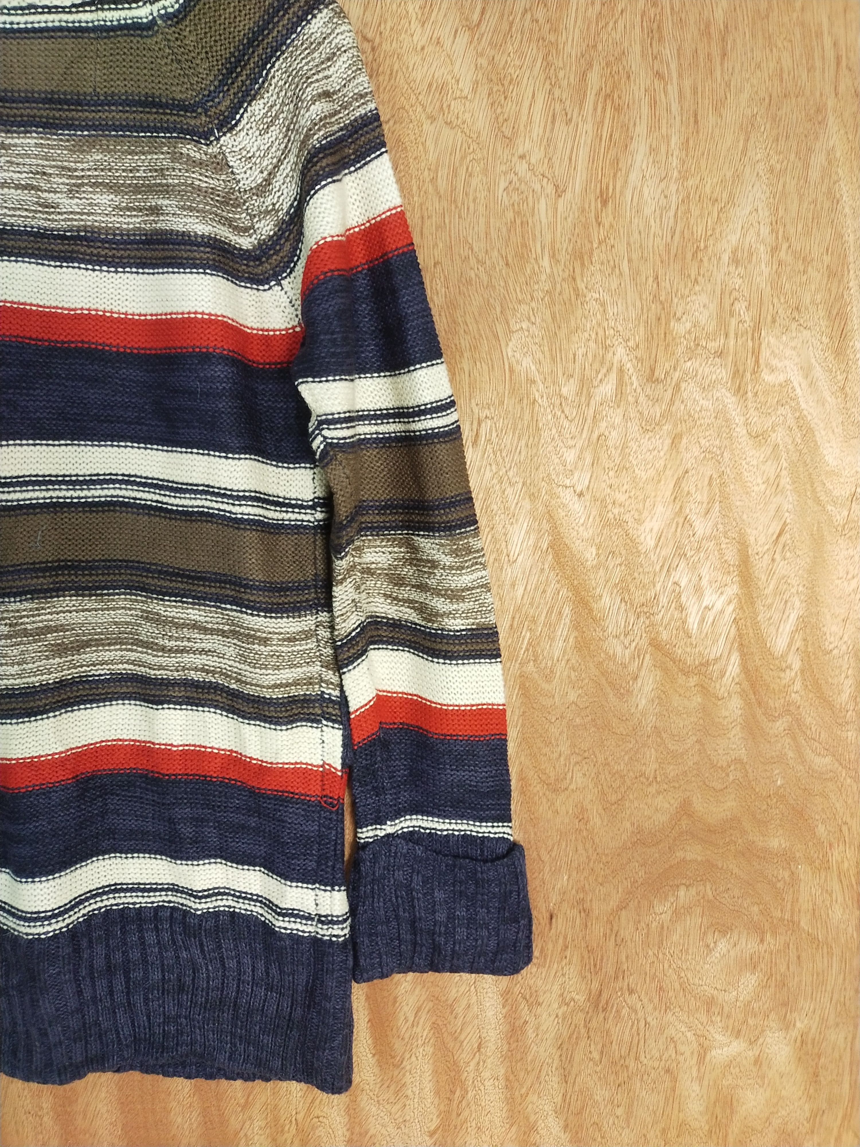Homespun Knitwear Quatre Vinght Dixans stripe cardigan Knitwear #S111 Size M / US 6-8 / IT 42-44 - 8 Thumbnail