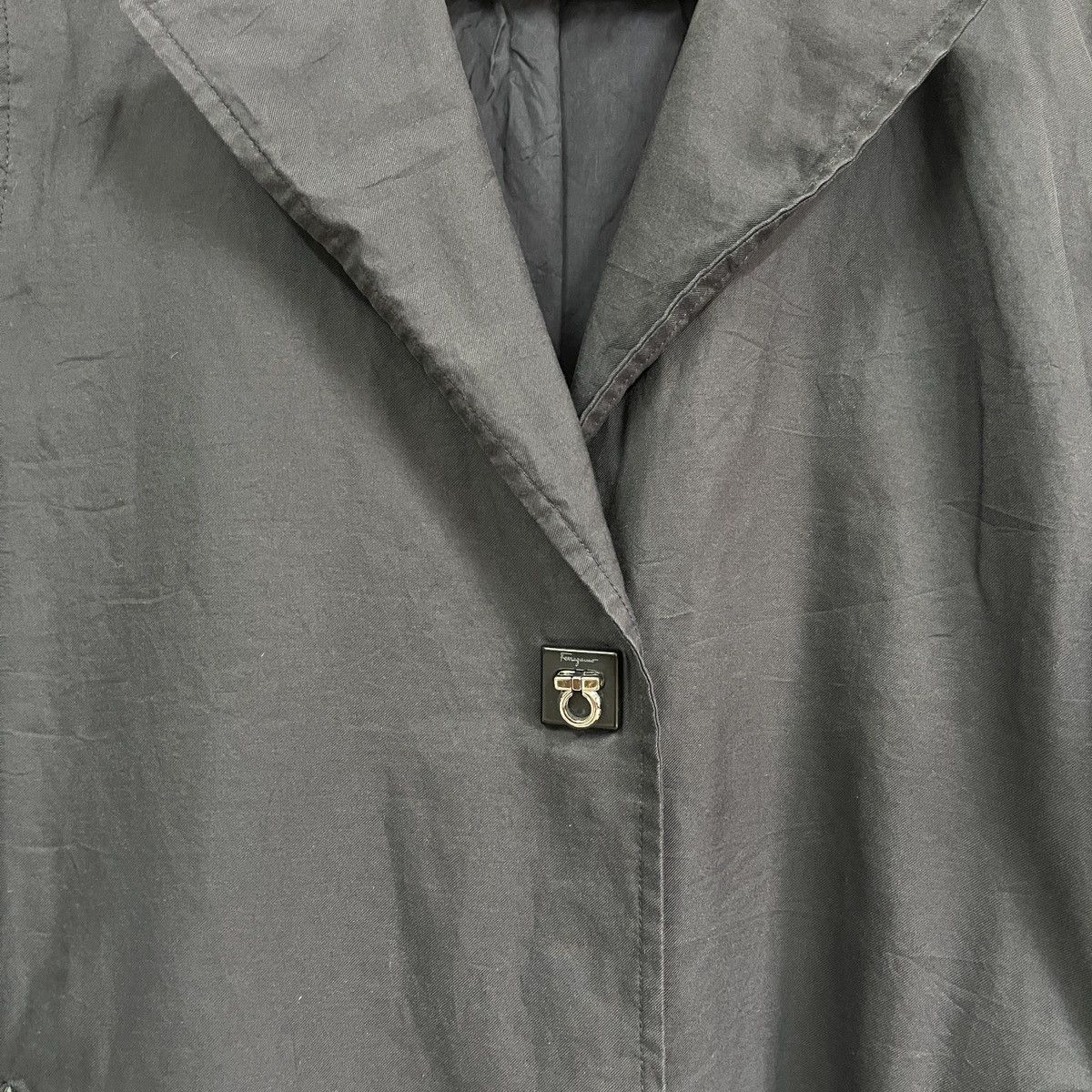 Salvatore Ferragamo × Vintage Salvatore Ferragamo Long Coat Trench Jacket Size US L / EU 52-54 / 3 - 12 Thumbnail